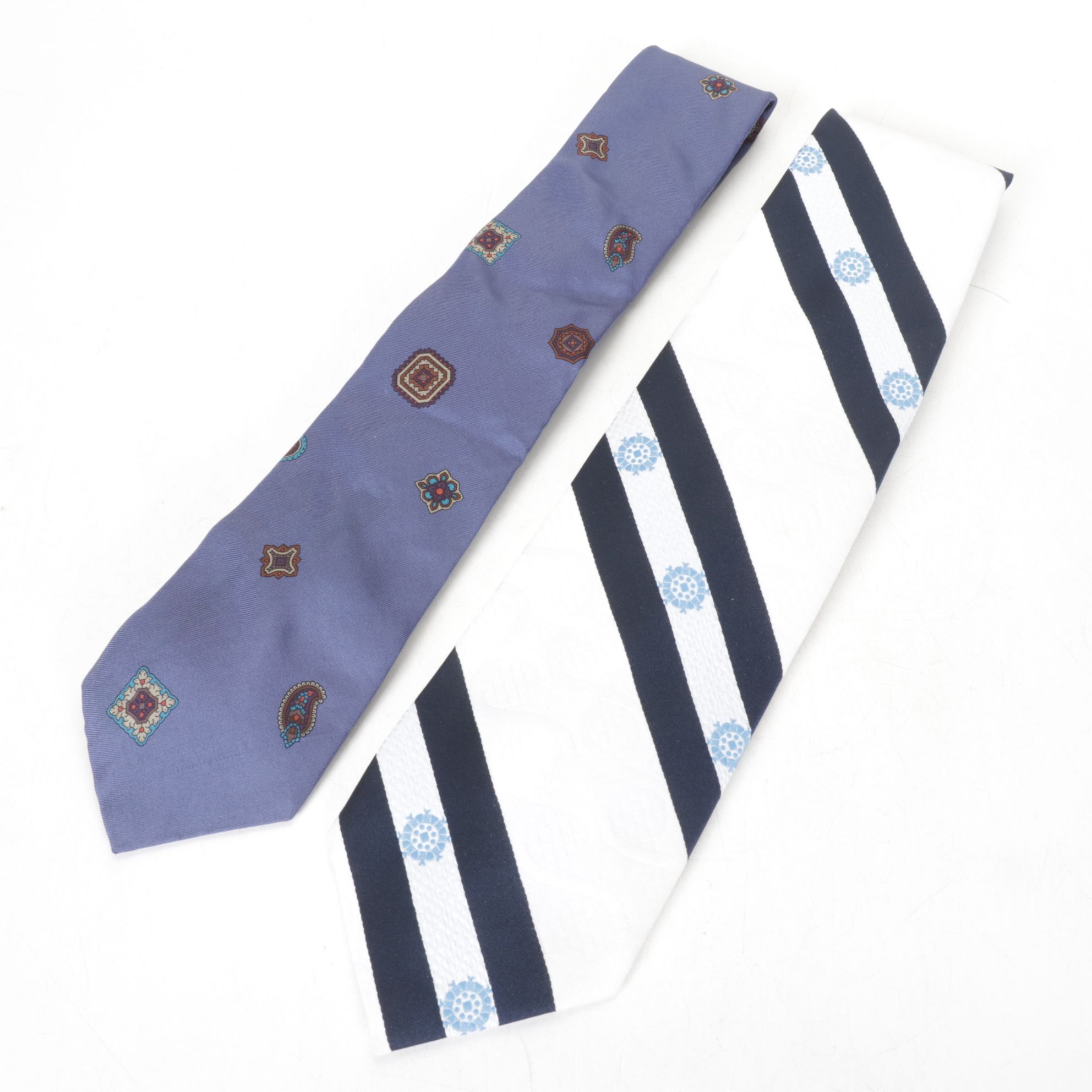 Stripe and Nautical Neckties by Grodins, Beekman Place, Rhodia and More