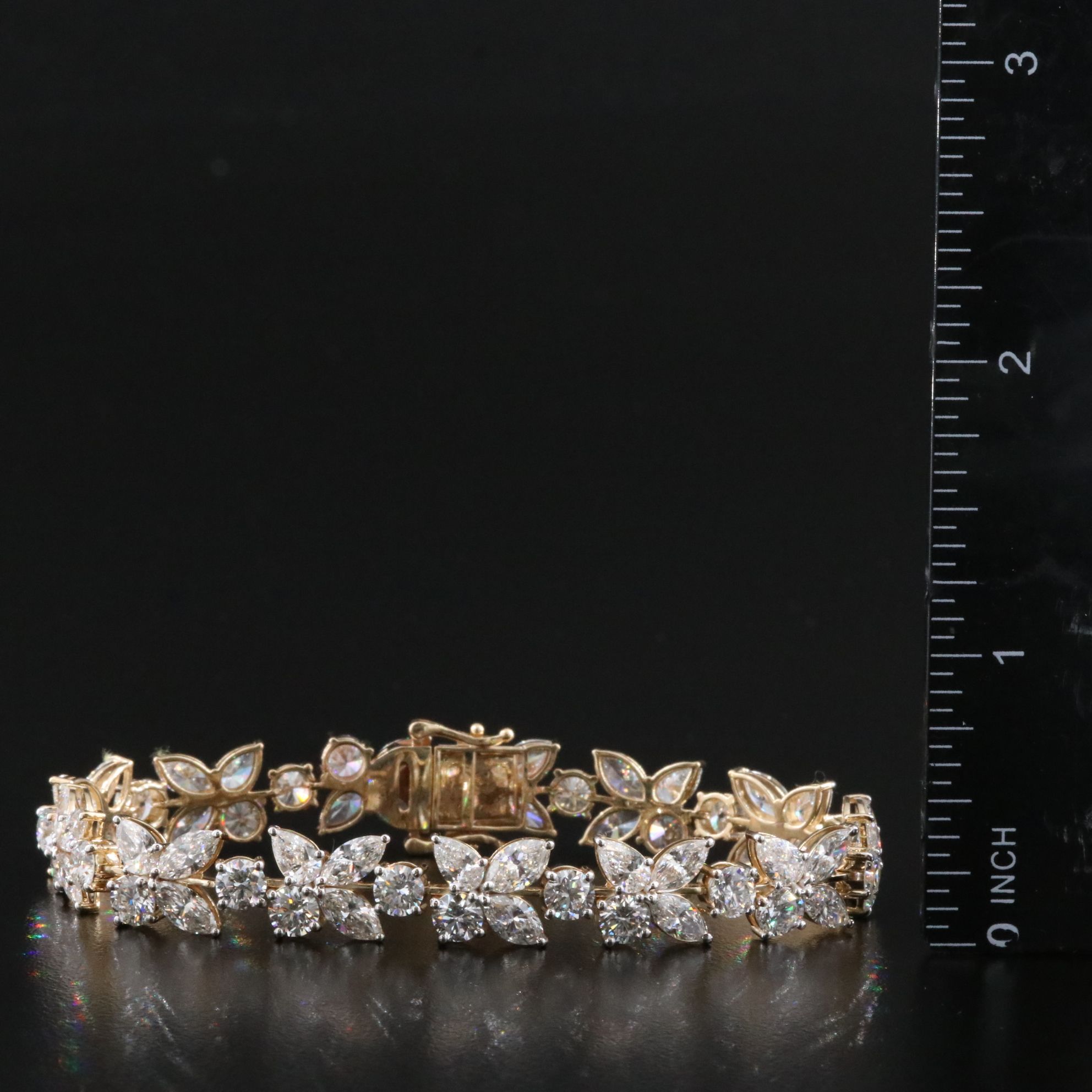 14K 20.19 CTW Lab Grown Diamond Bracelet