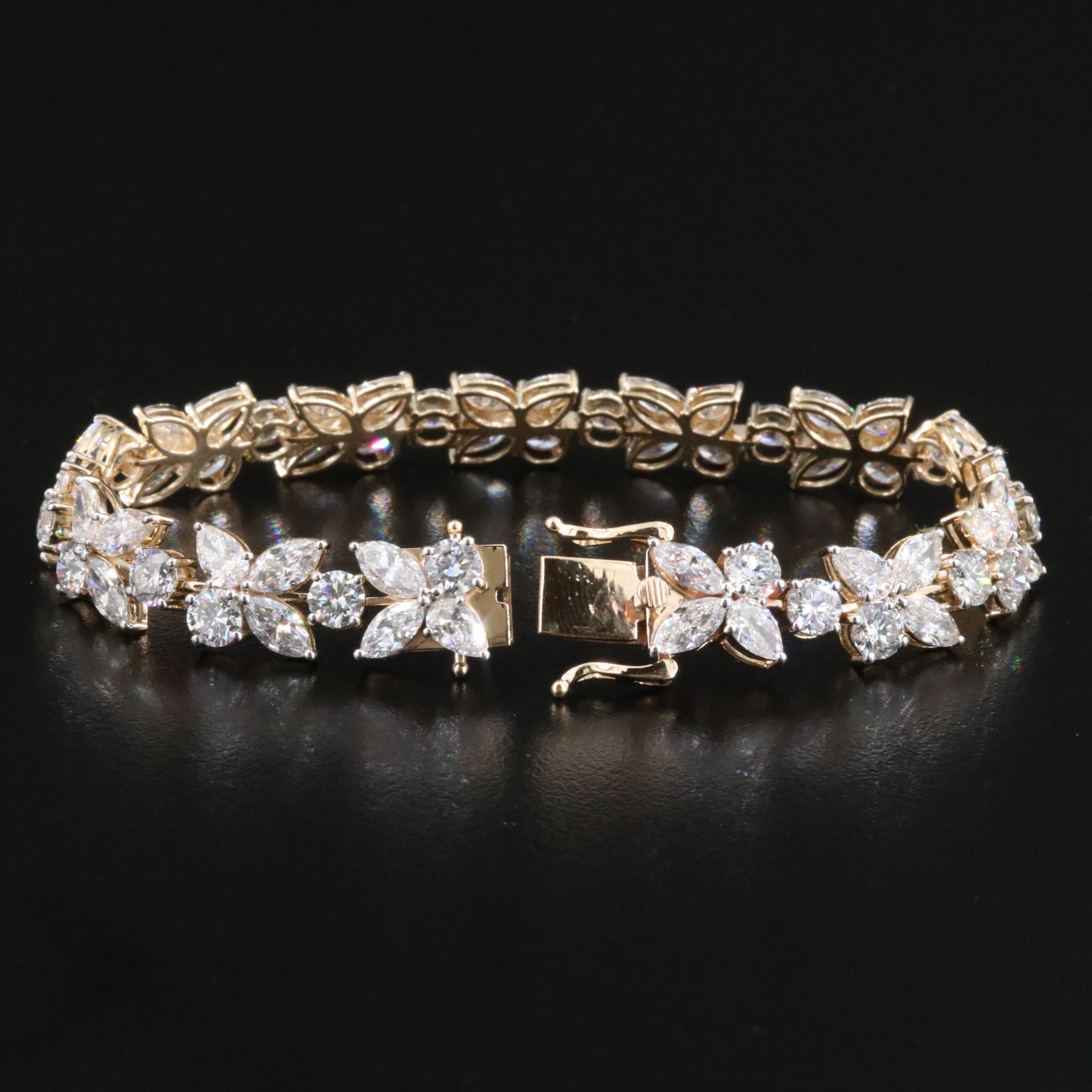 14K 20.19 CTW Lab Grown Diamond Bracelet