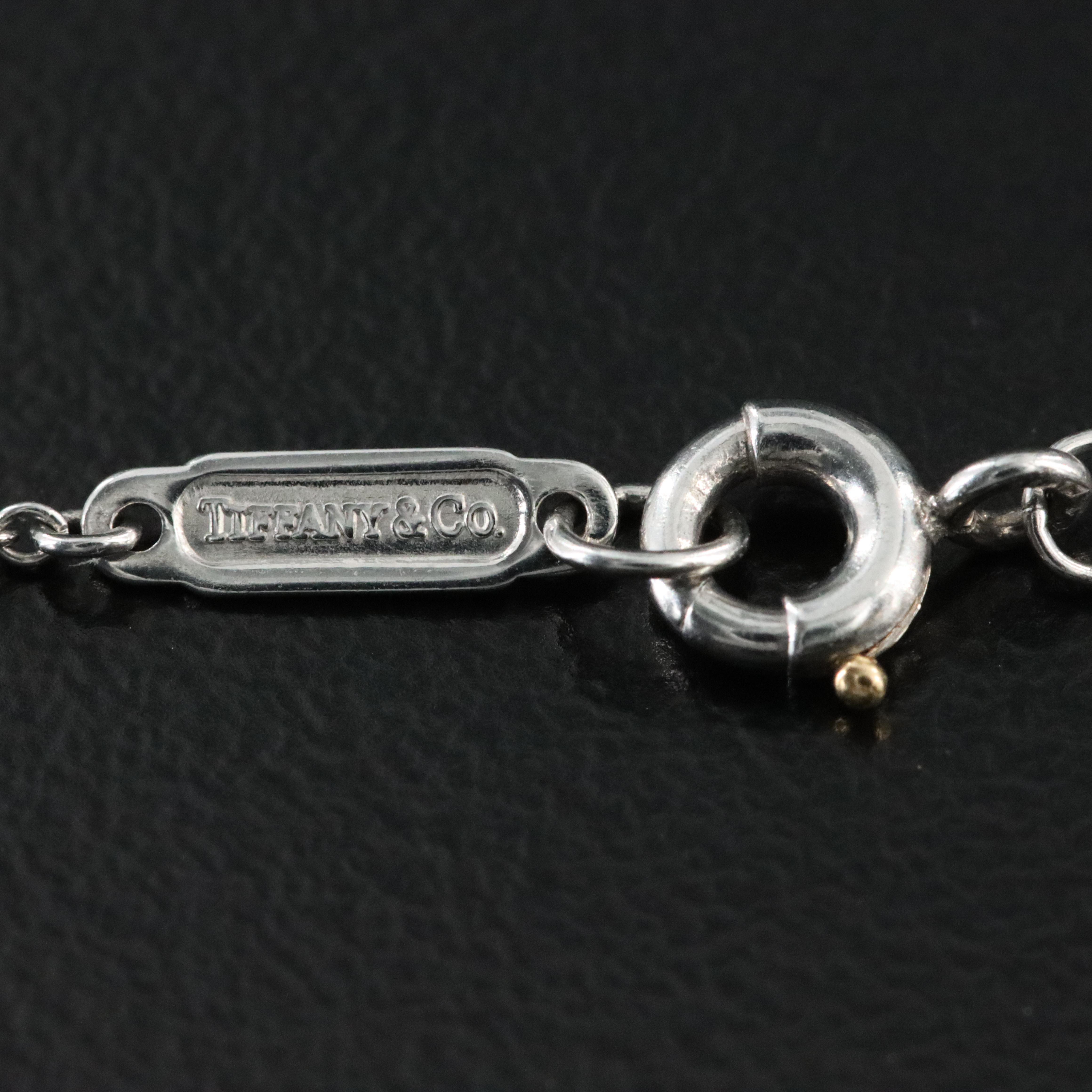 Tiffany & Co. Platinum and Diamond Solitaire Necklace