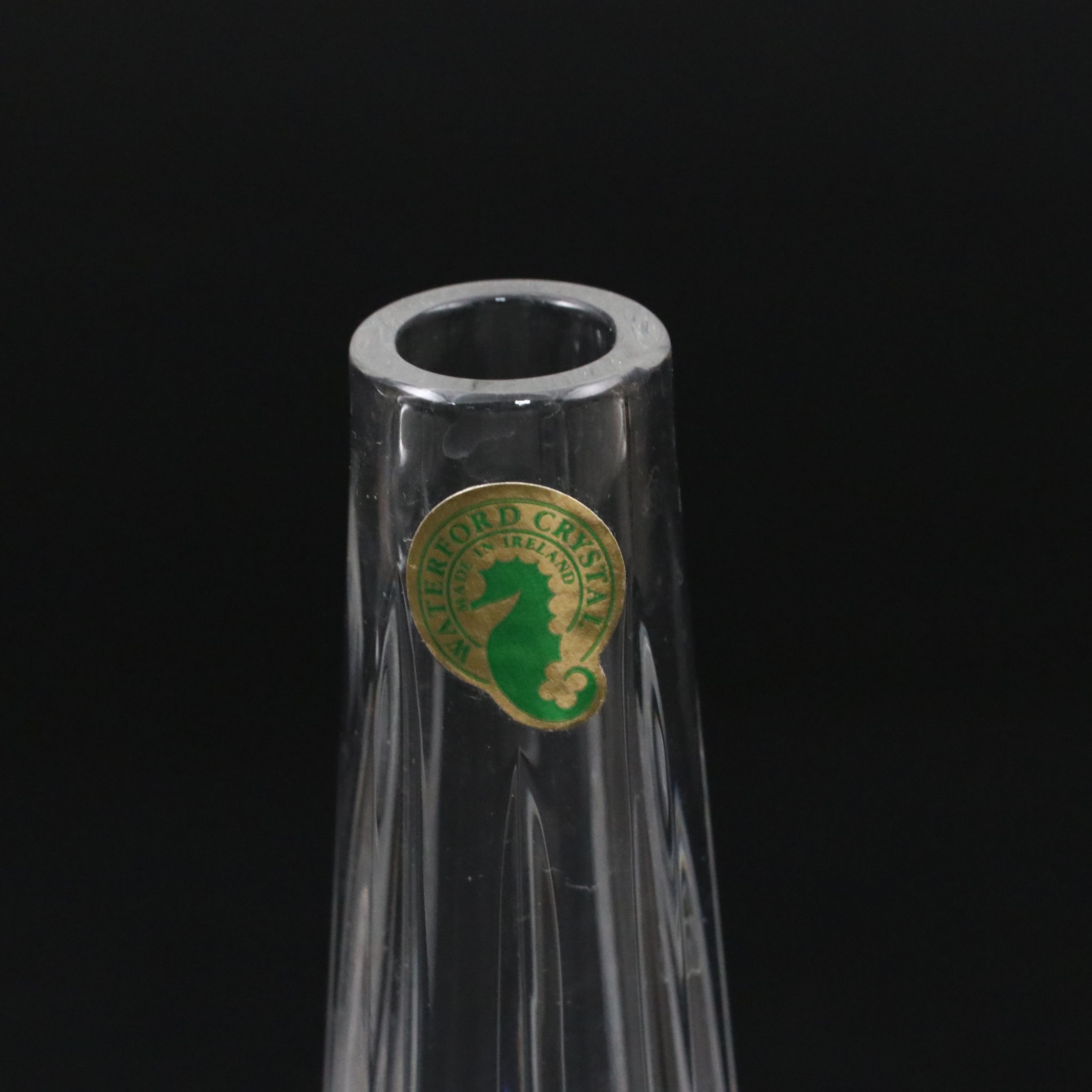 Baccarat, Waterford and Gorham Crystal Decanters and Bud Vase