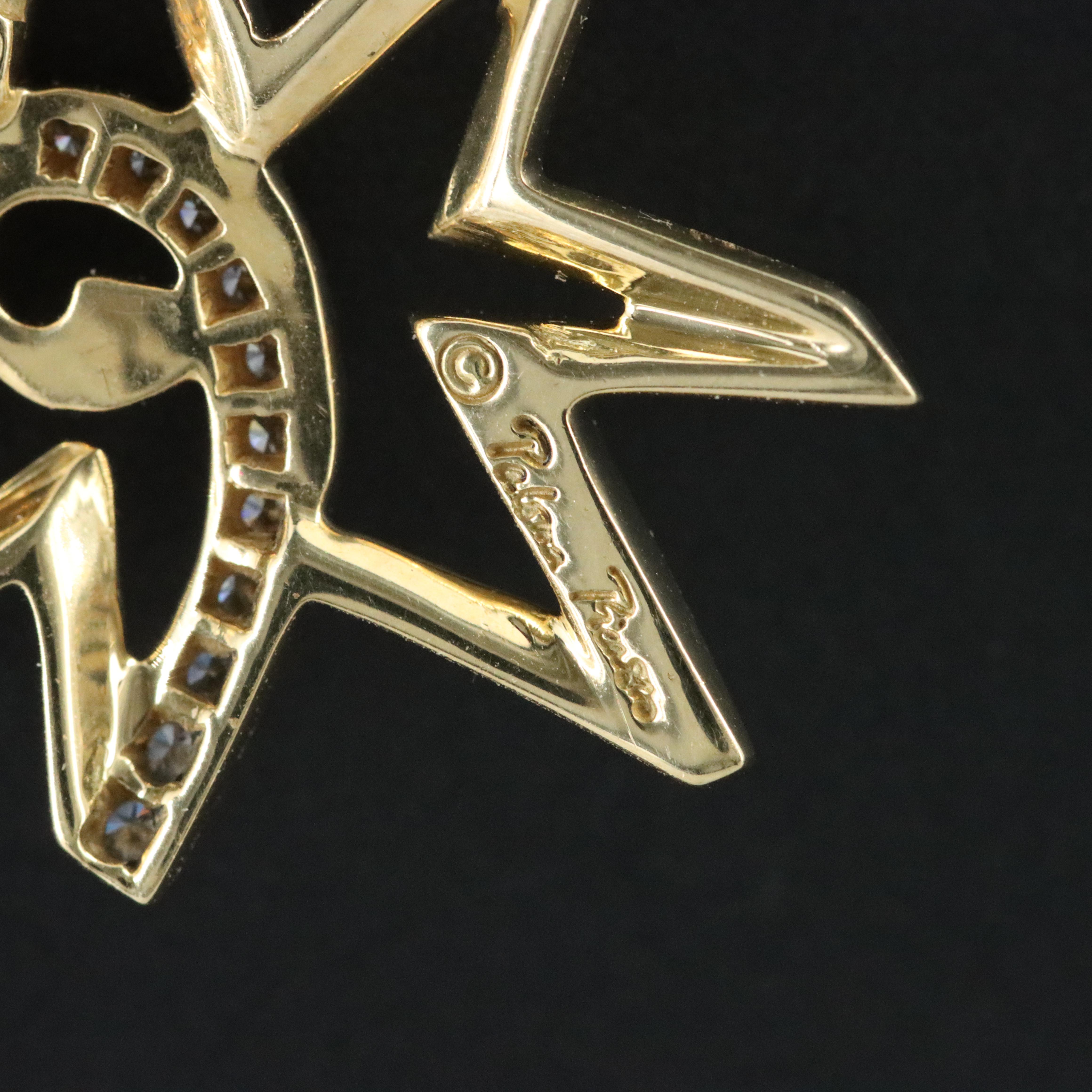 Paloma Picasso for Tiffany & Co. 18K and Diamond Volume Star Necklace