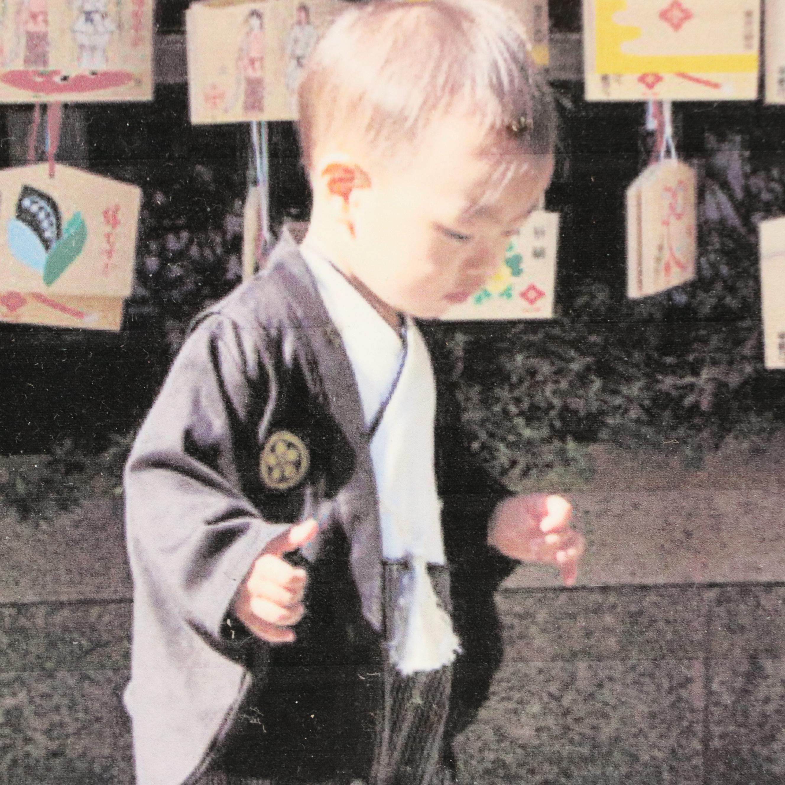 Two Digital Photographic Prints of Japanese Children During Shichi-Go-San