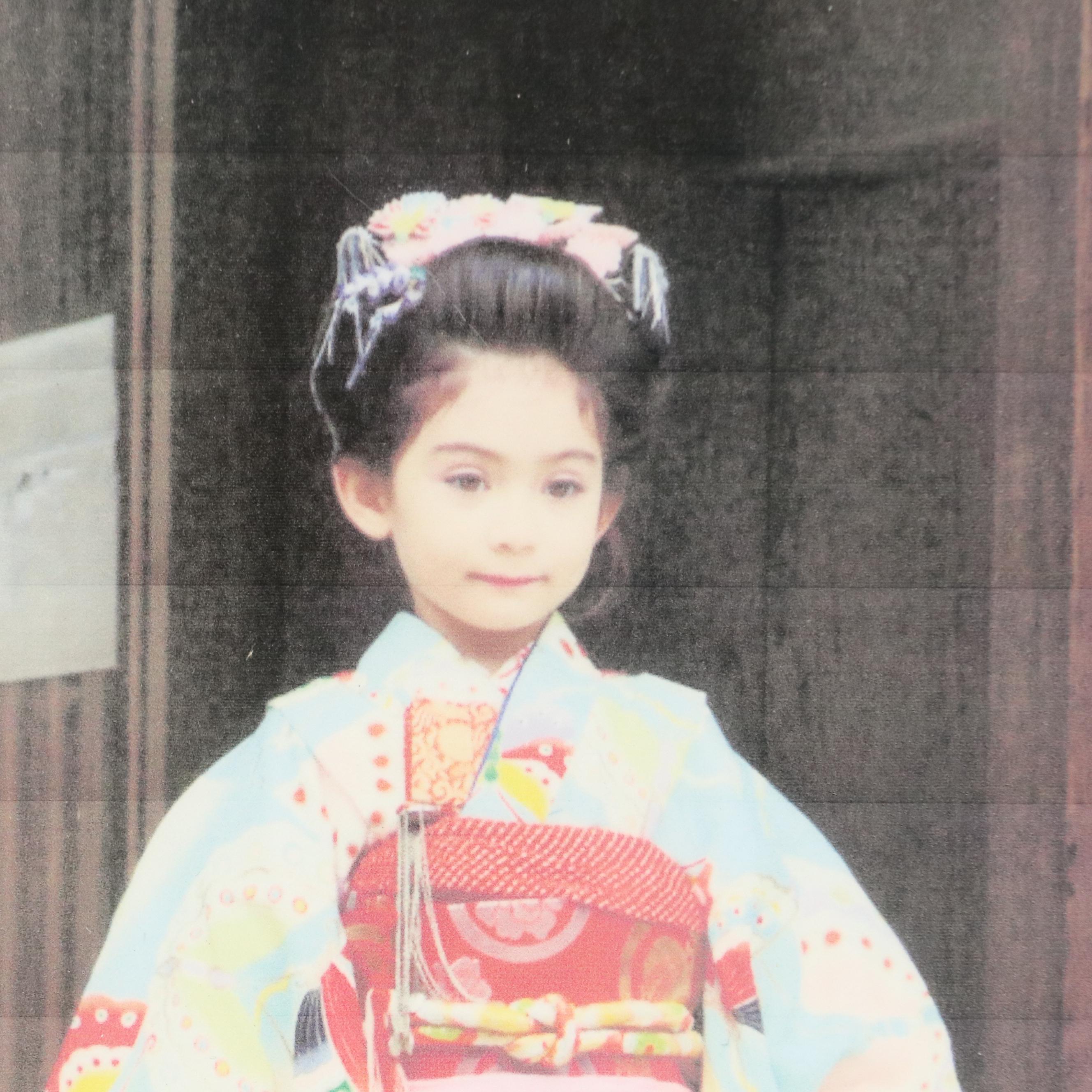 Two Digital Photographic Prints of Japanese Children During Shichi-Go-San