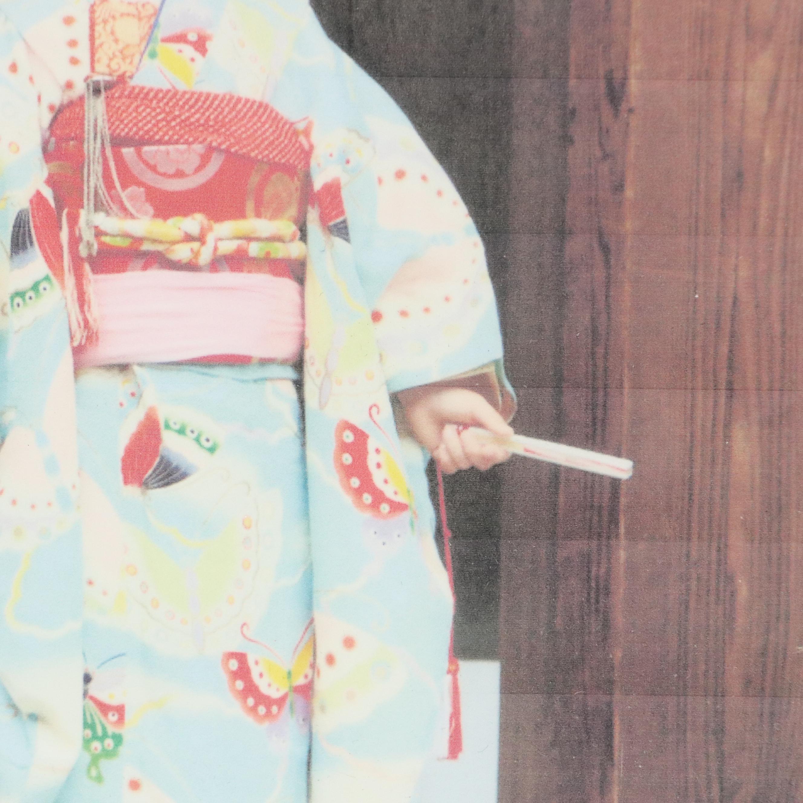 Two Digital Photographic Prints of Japanese Children During Shichi-Go-San