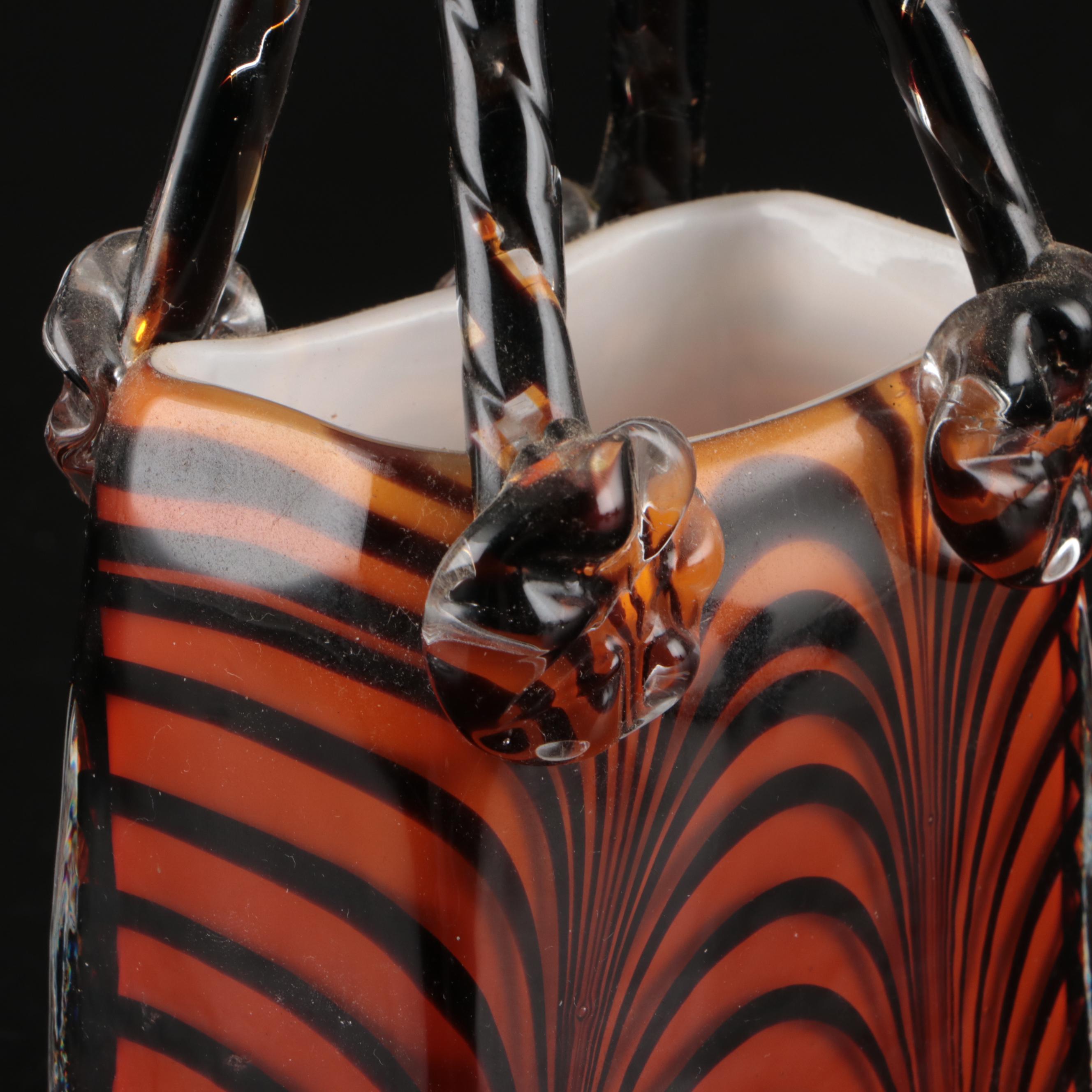 Murano Glass Rooster and Bird with More Art Glass Figurines