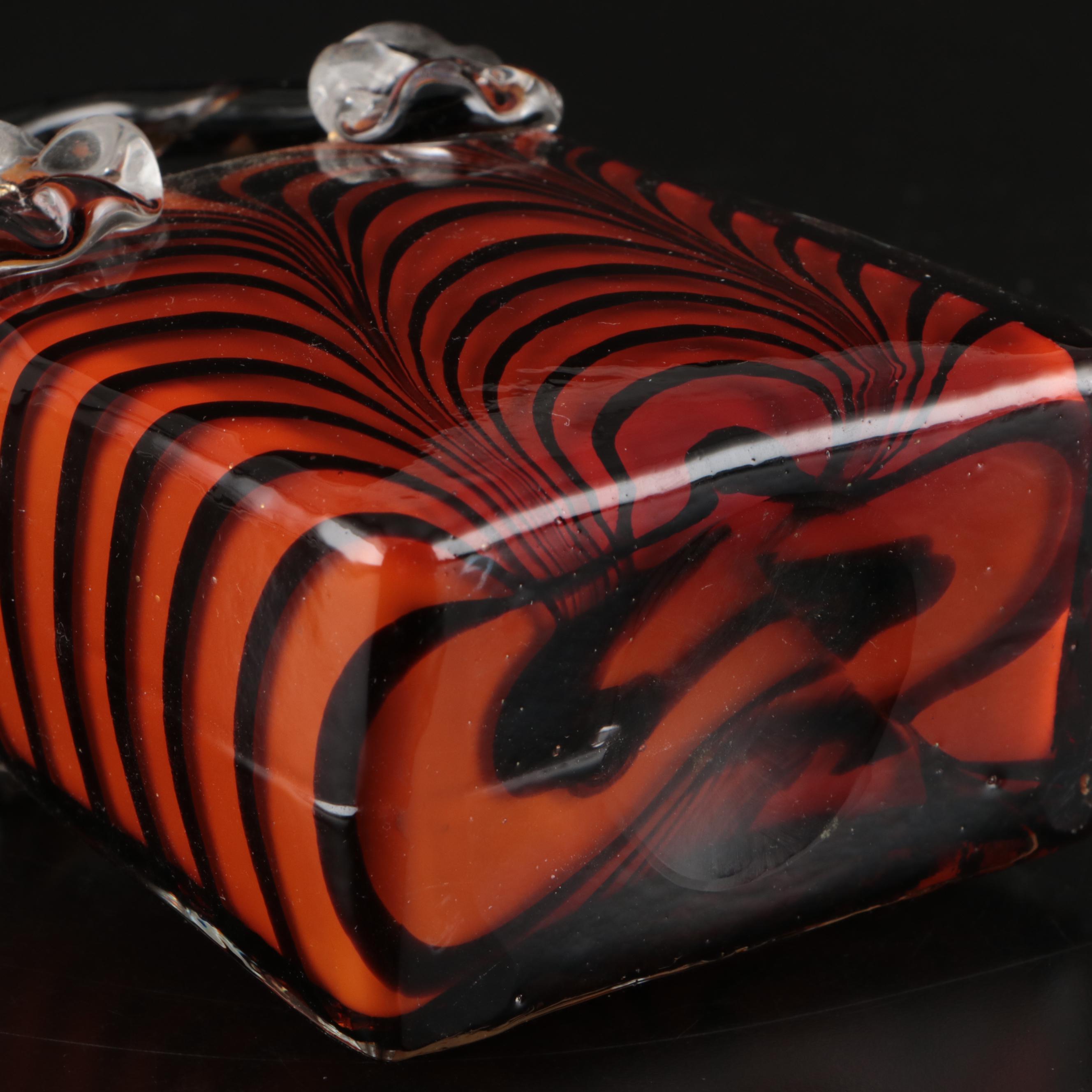 Murano Glass Rooster and Bird with More Art Glass Figurines