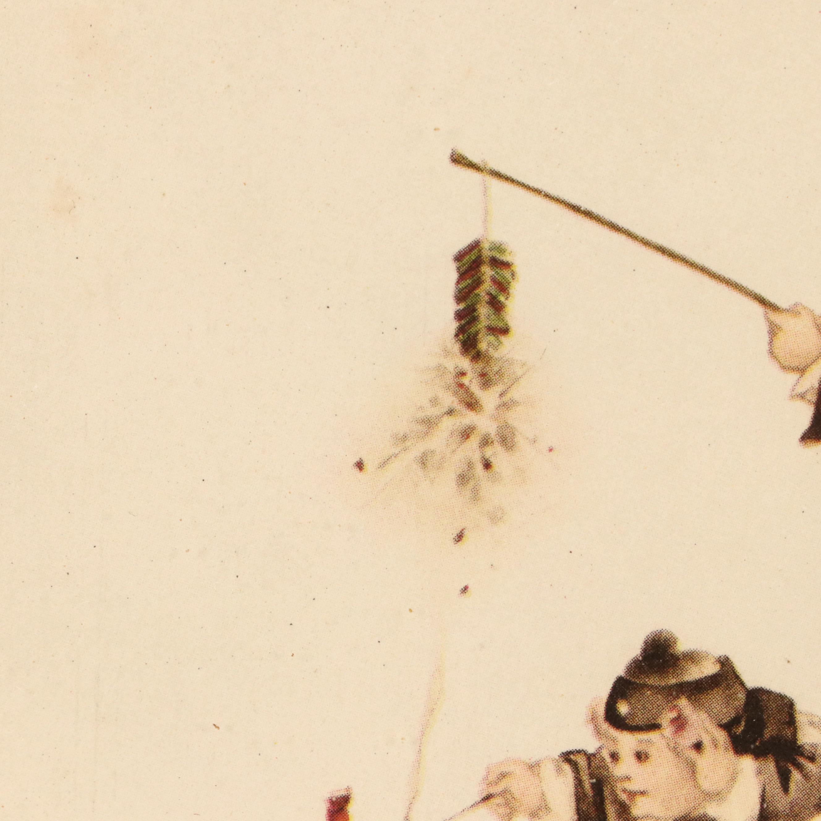 Offset Lithographs of Chinese Scenes with Figures, Fish, and Birds, 20th Century