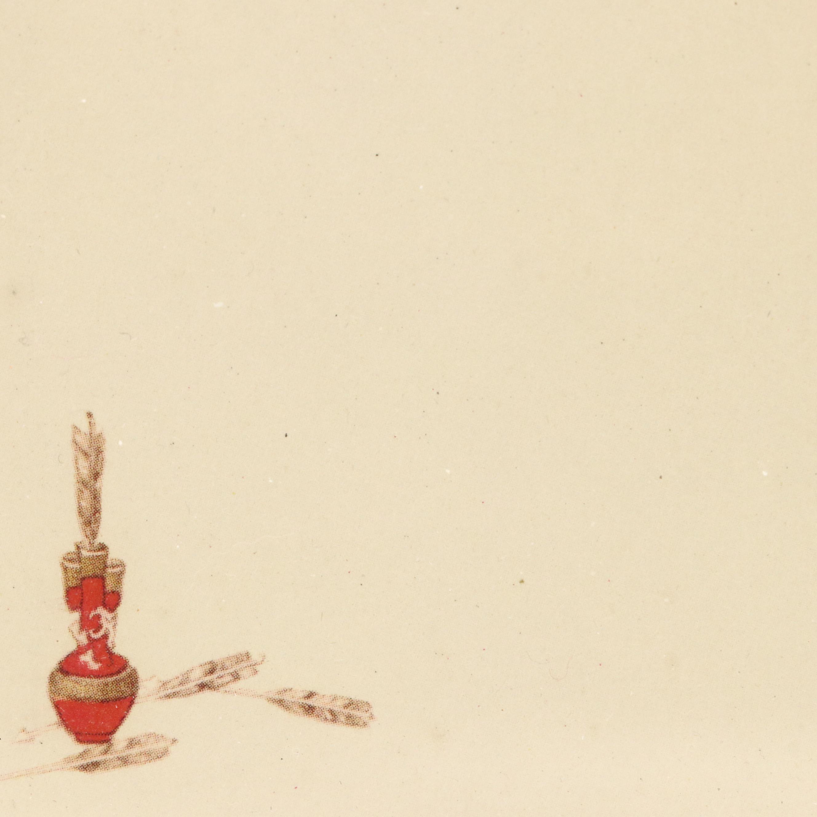 Offset Lithographs of Chinese Scenes with Figures, Fish, and Birds, 20th Century