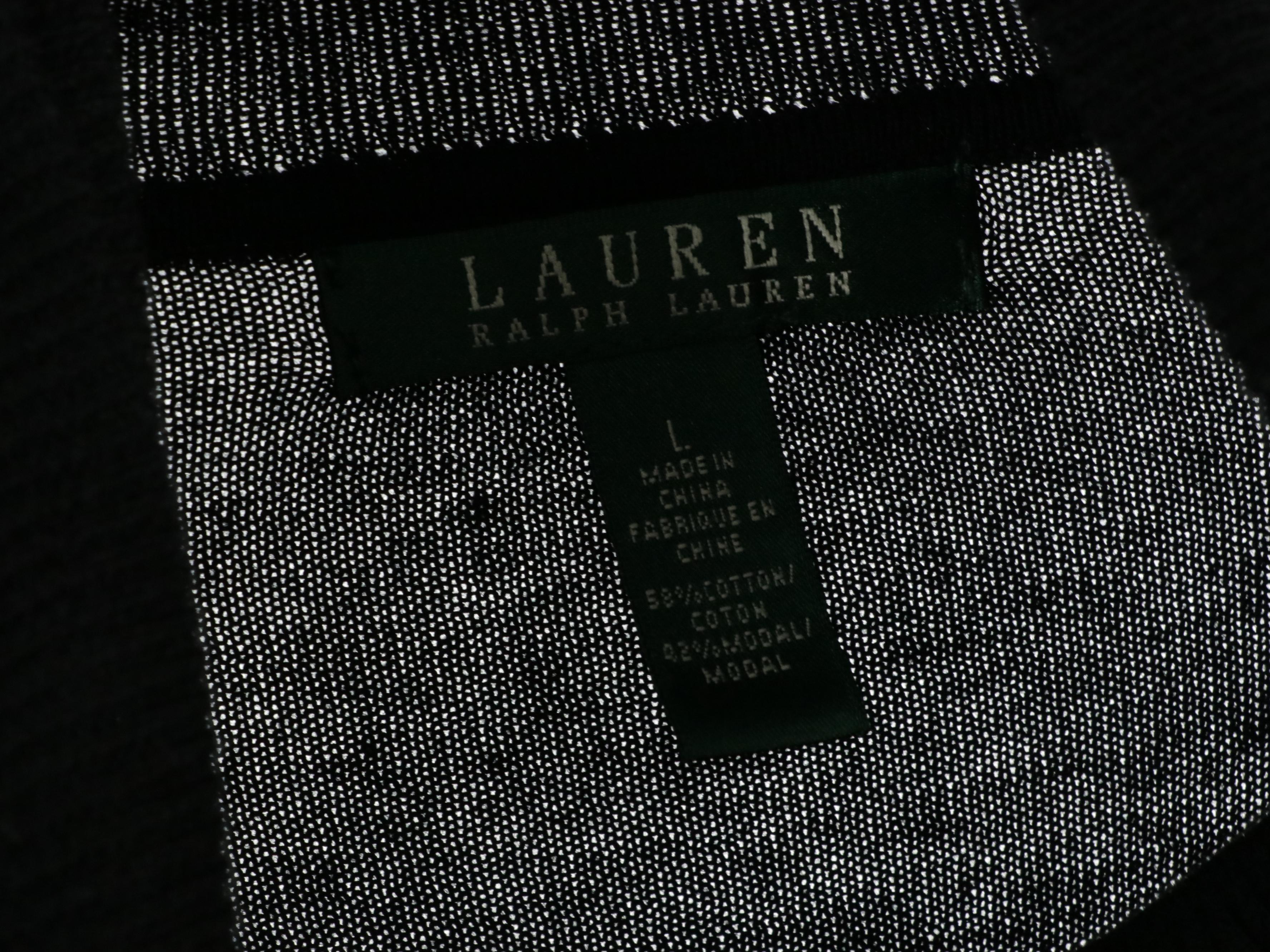 Lauren by Ralph Lauren Tuxedo Jacket & Trousers, Tops, Turtlenecks & Knit Jacket