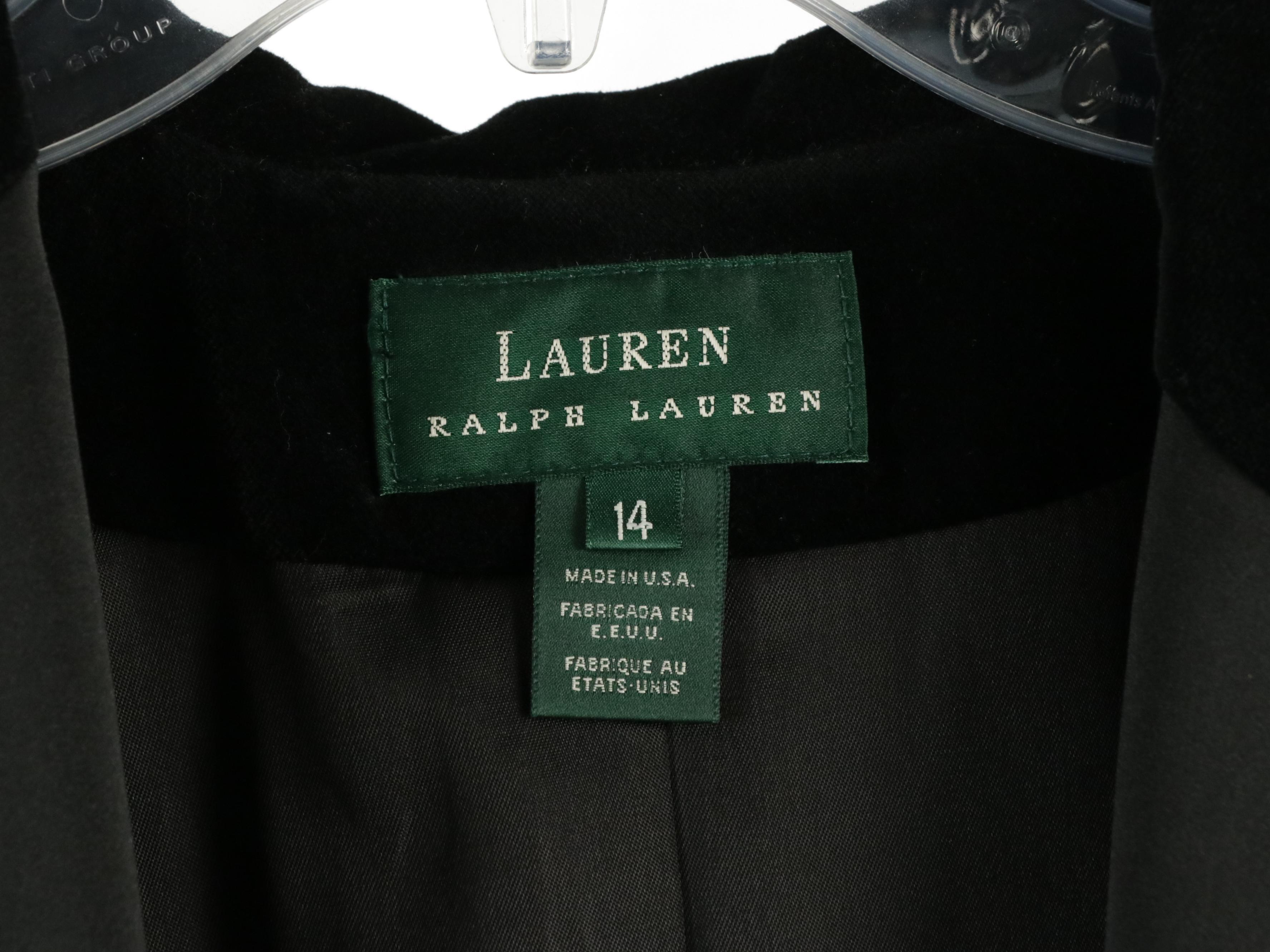 Lauren by Ralph Lauren Tuxedo Jacket & Trousers, Tops, Turtlenecks & Knit Jacket