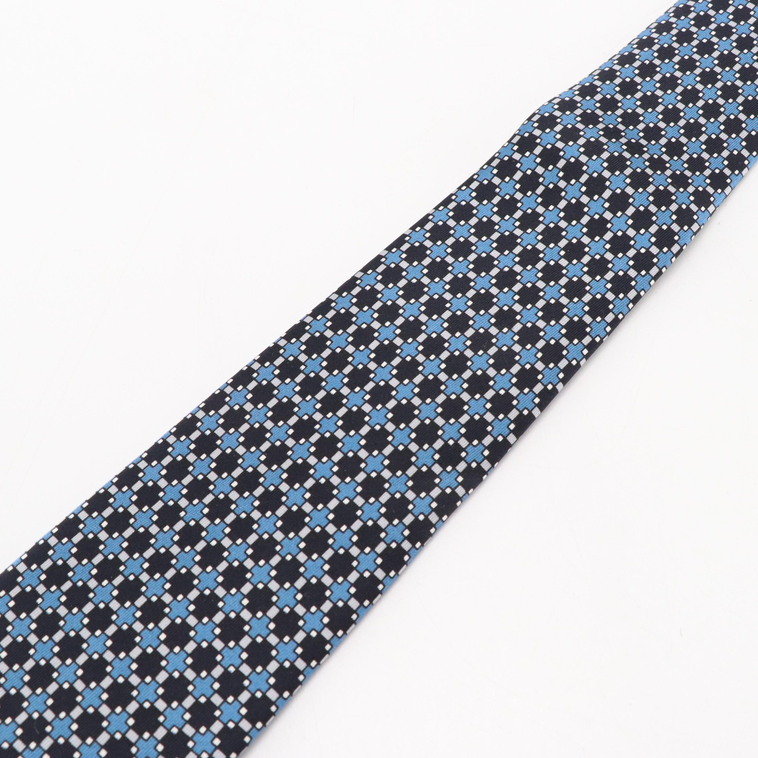 Ferrari Printed Silk Necktie