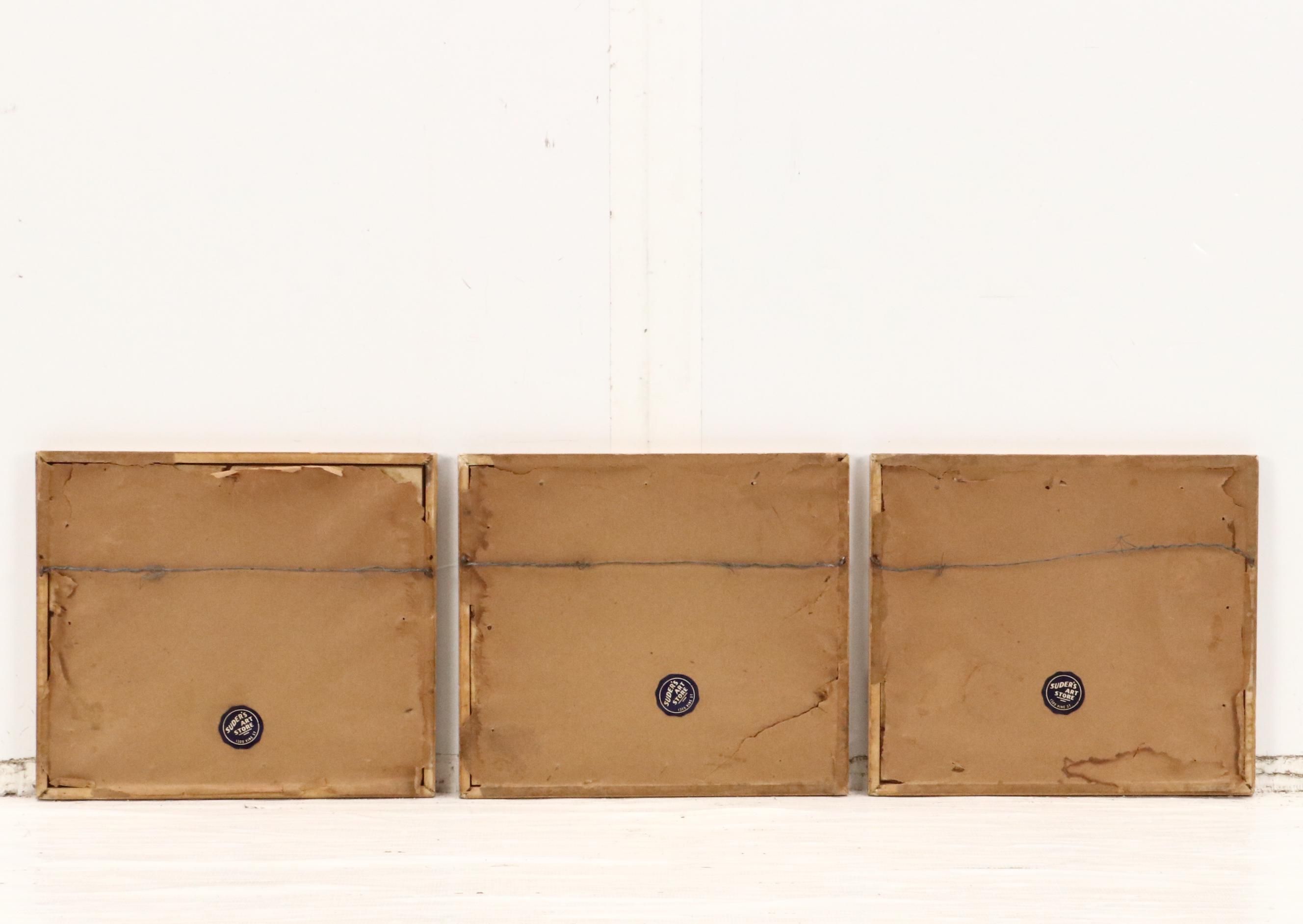 Offset Lithographs of Chinese Scenes with Figures, Fish, and Birds, 20th Century