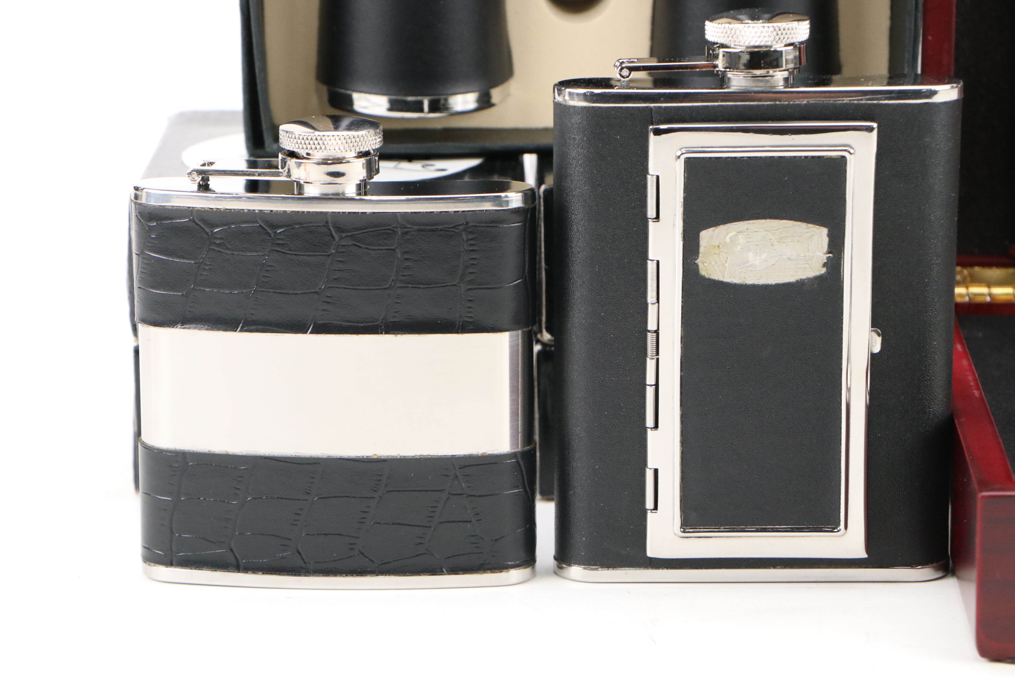 Rebel Stainless Steel Flasks with Flask Set