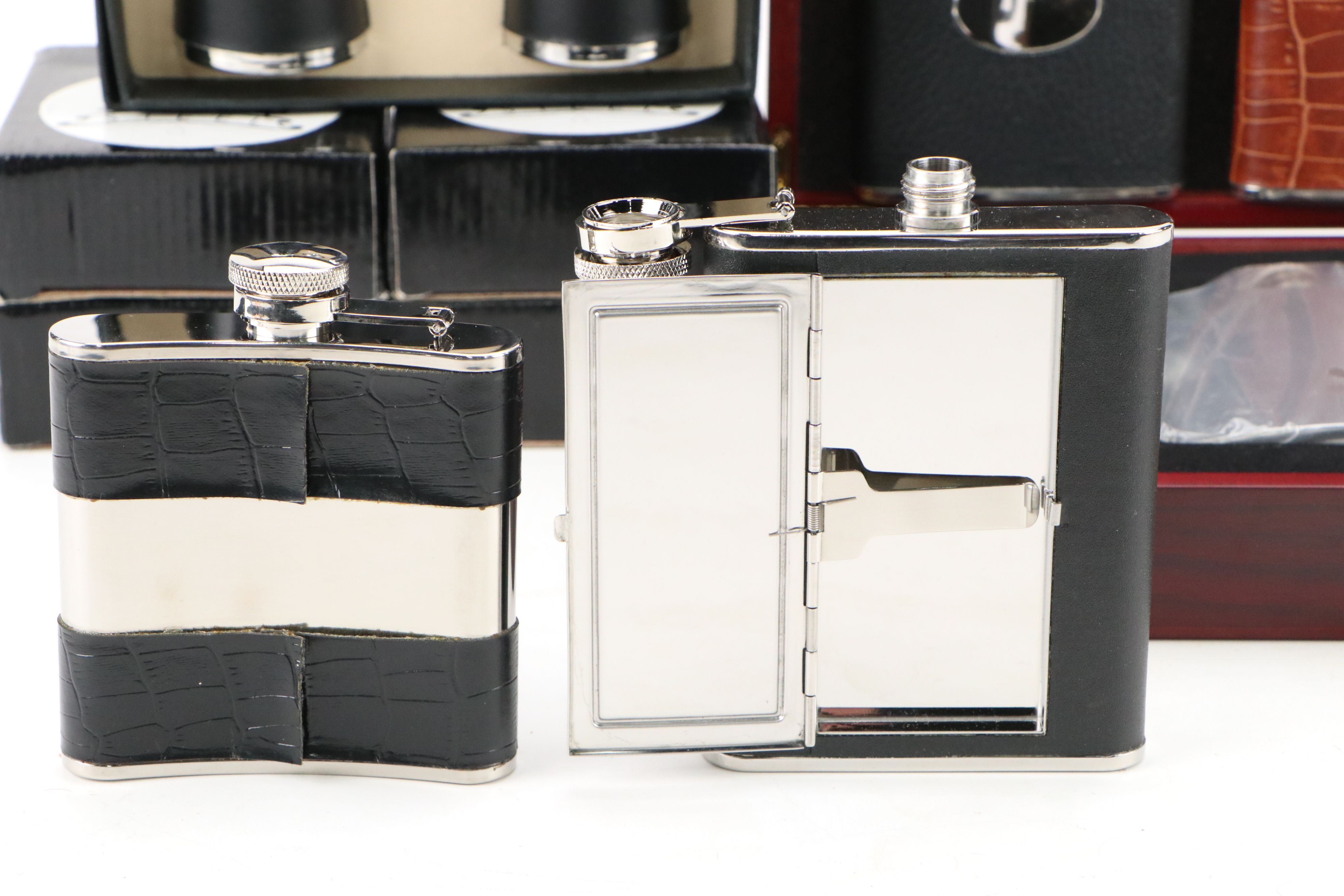 Rebel Stainless Steel Flasks with Flask Set