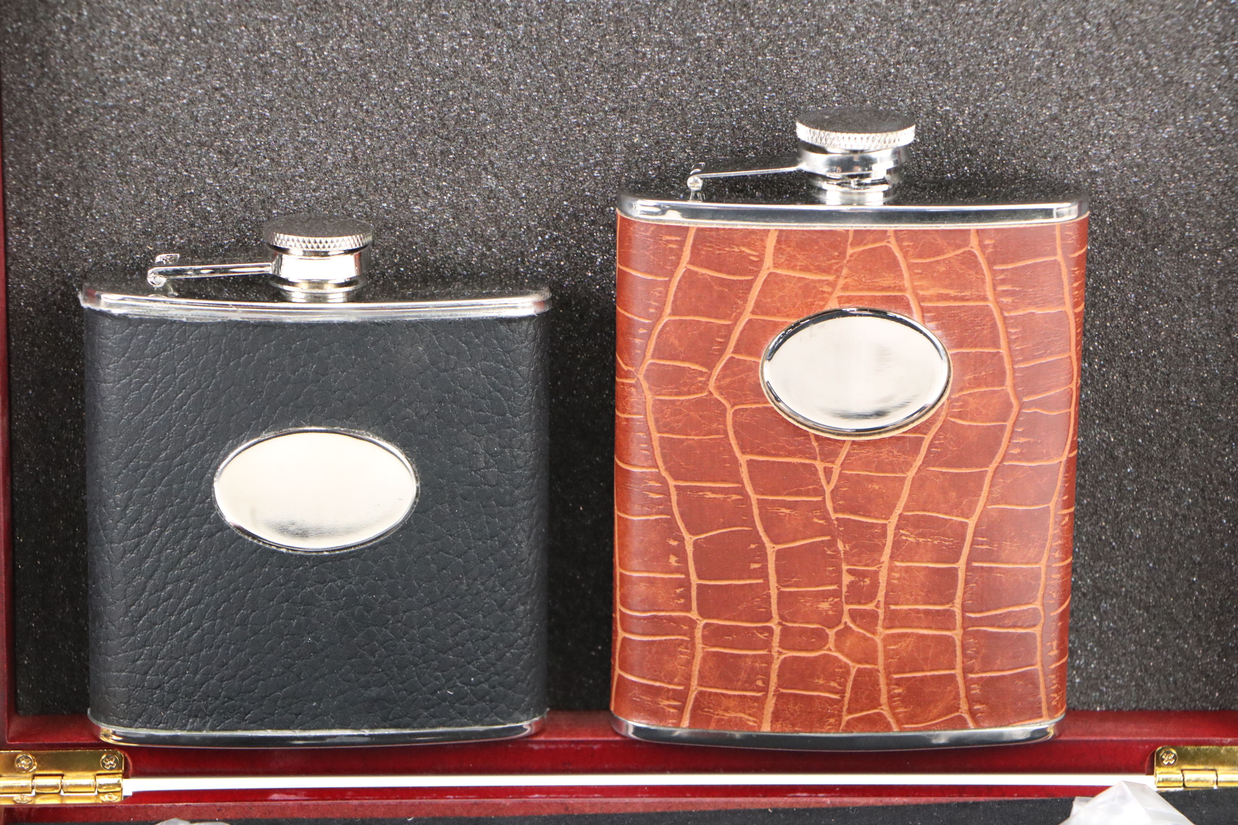 Rebel Stainless Steel Flasks with Flask Set