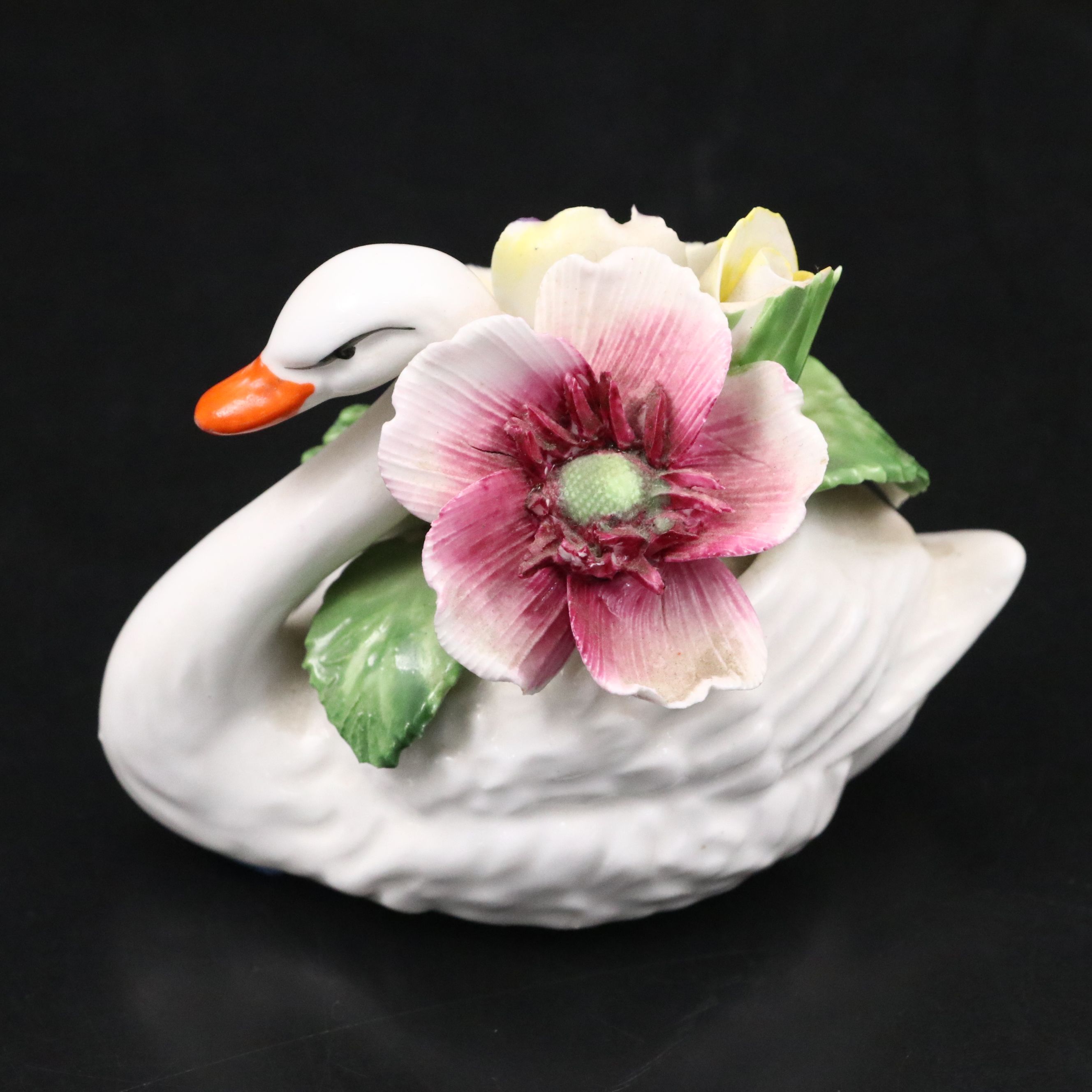 Chorley and Radnor English Bone China Floral Figurines, Mid to Late 20th Century