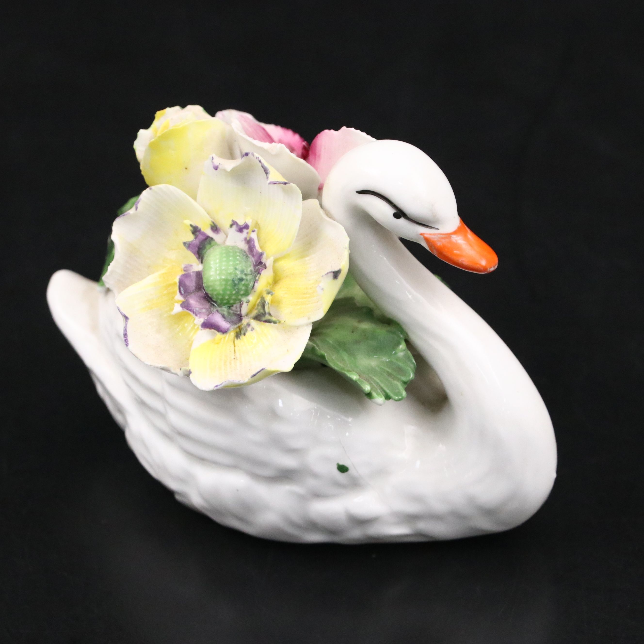 Chorley and Radnor English Bone China Floral Figurines, Mid to Late 20th Century