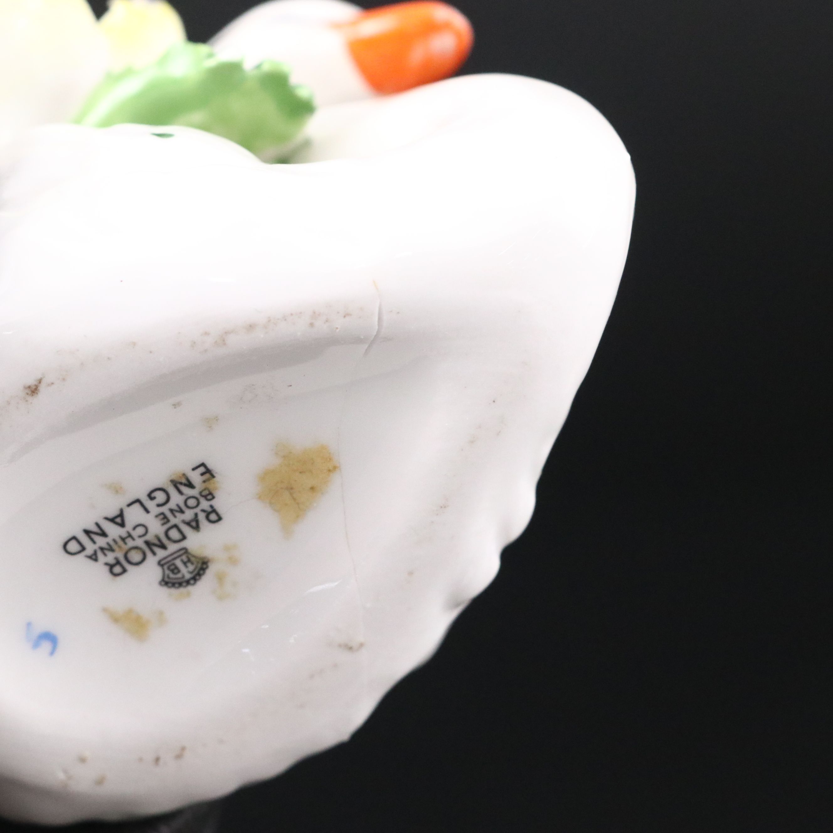 Chorley and Radnor English Bone China Floral Figurines, Mid to Late 20th Century