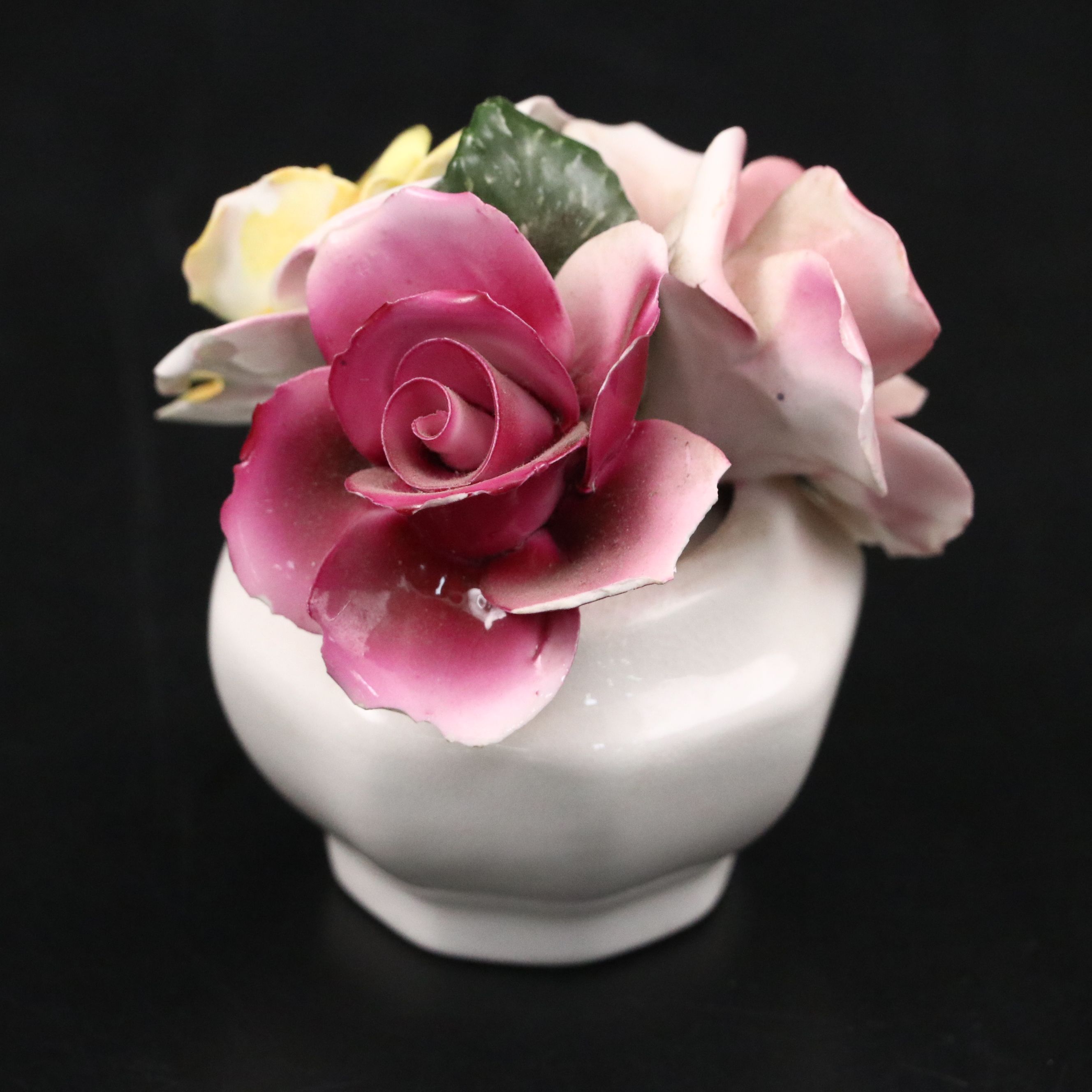 Chorley and Radnor English Bone China Floral Figurines, Mid to Late 20th Century
