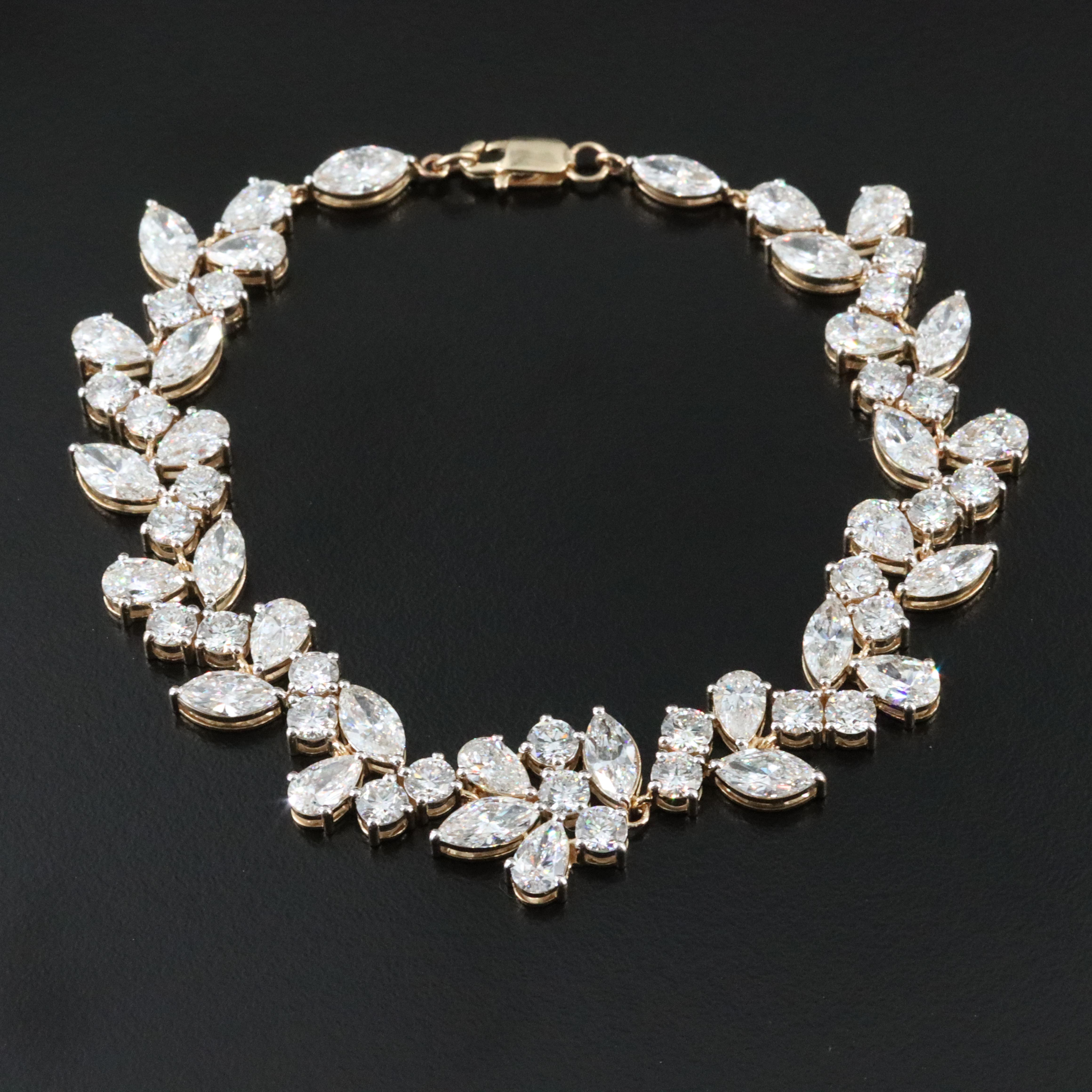 14K 19.83 CTW Lab Grown Diamond Bracelet