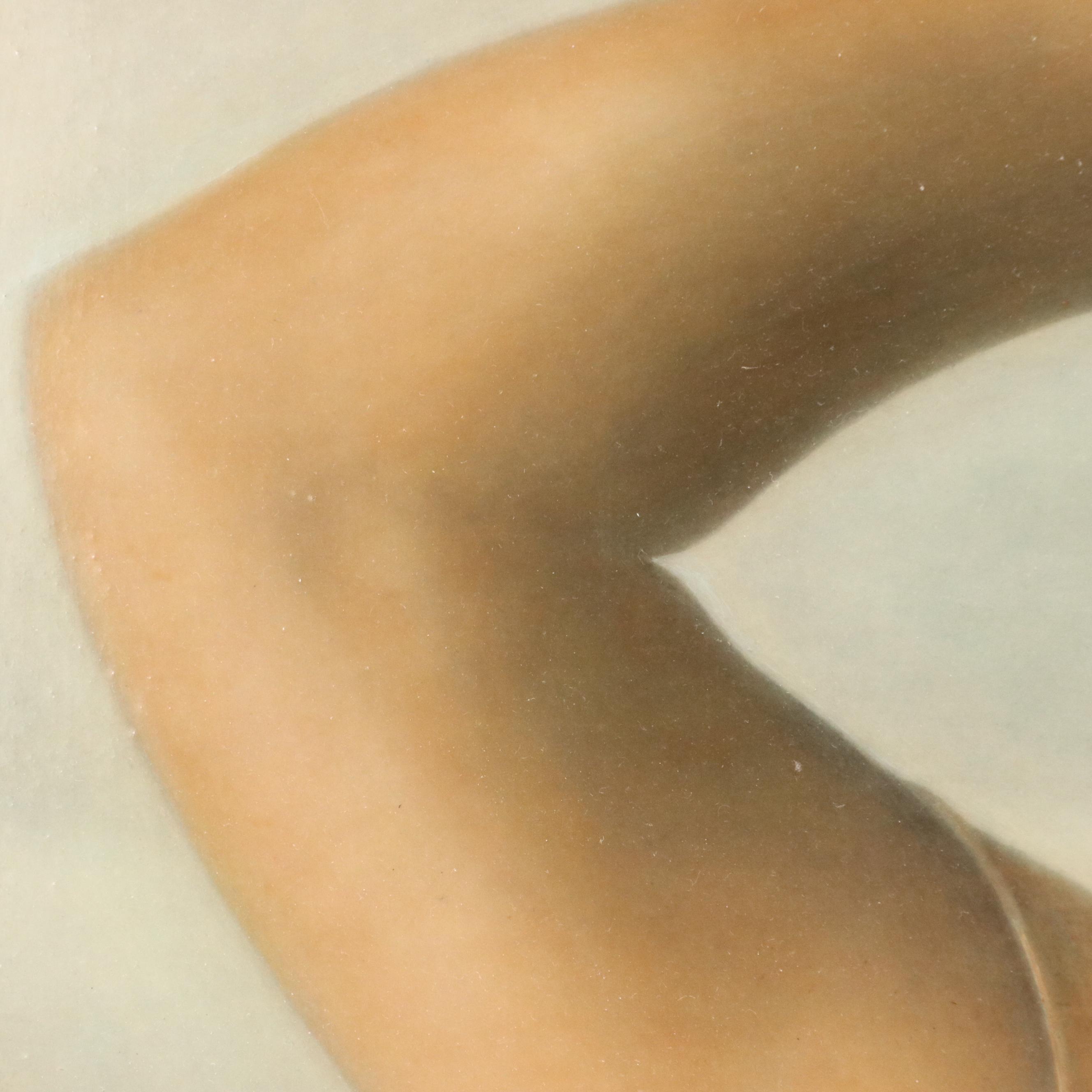 Reid Gardner Tempera Portrait of Topless Woman "Summer of the Ankh," 1967