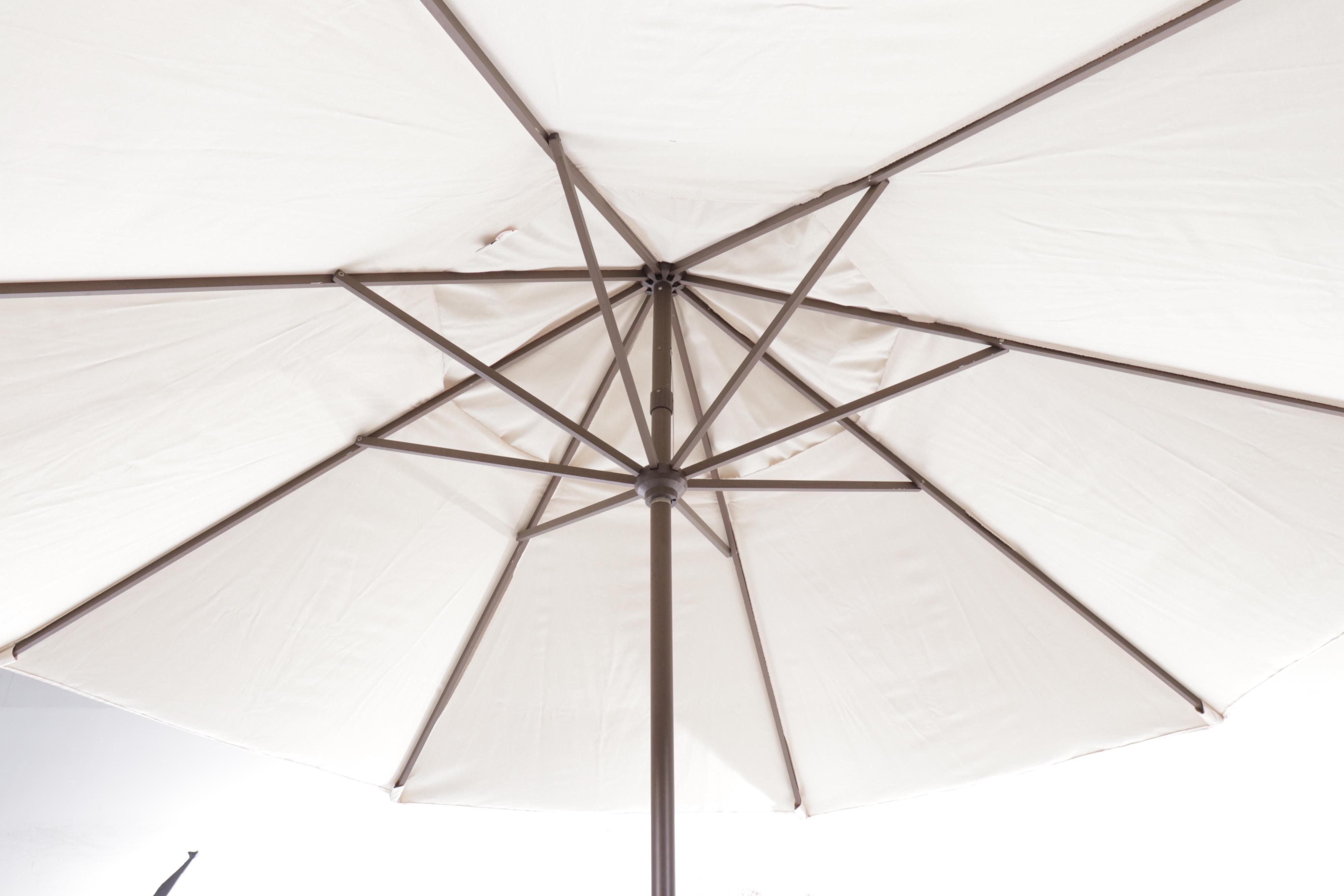 Frontgate "Orleans" Patio Chaise Lounges with 11' Market Umbrella & End Table