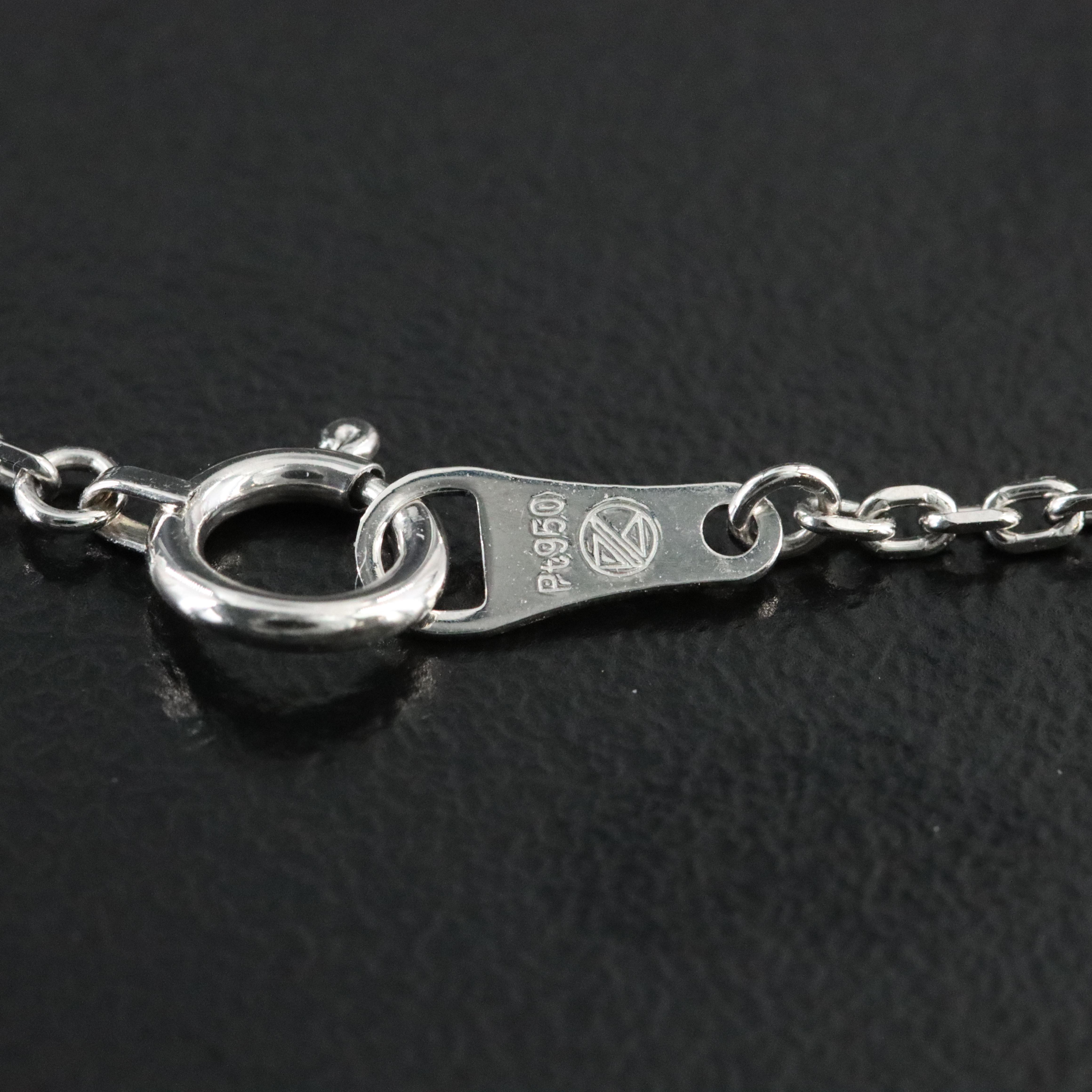 Platinum 4.15 CTW Lab Grown Diamond Bracelet