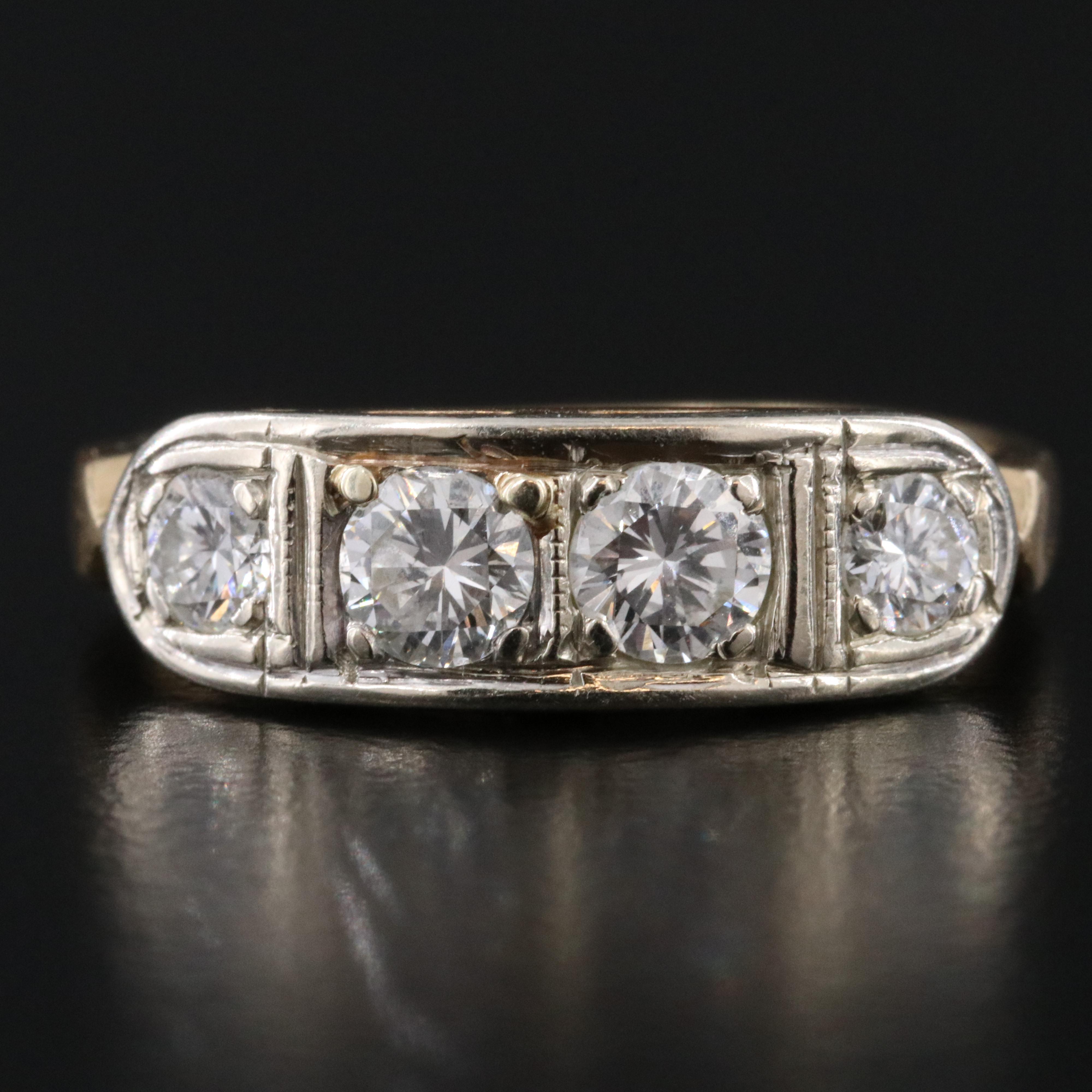 14K 0.77 CTW Diamond Ring