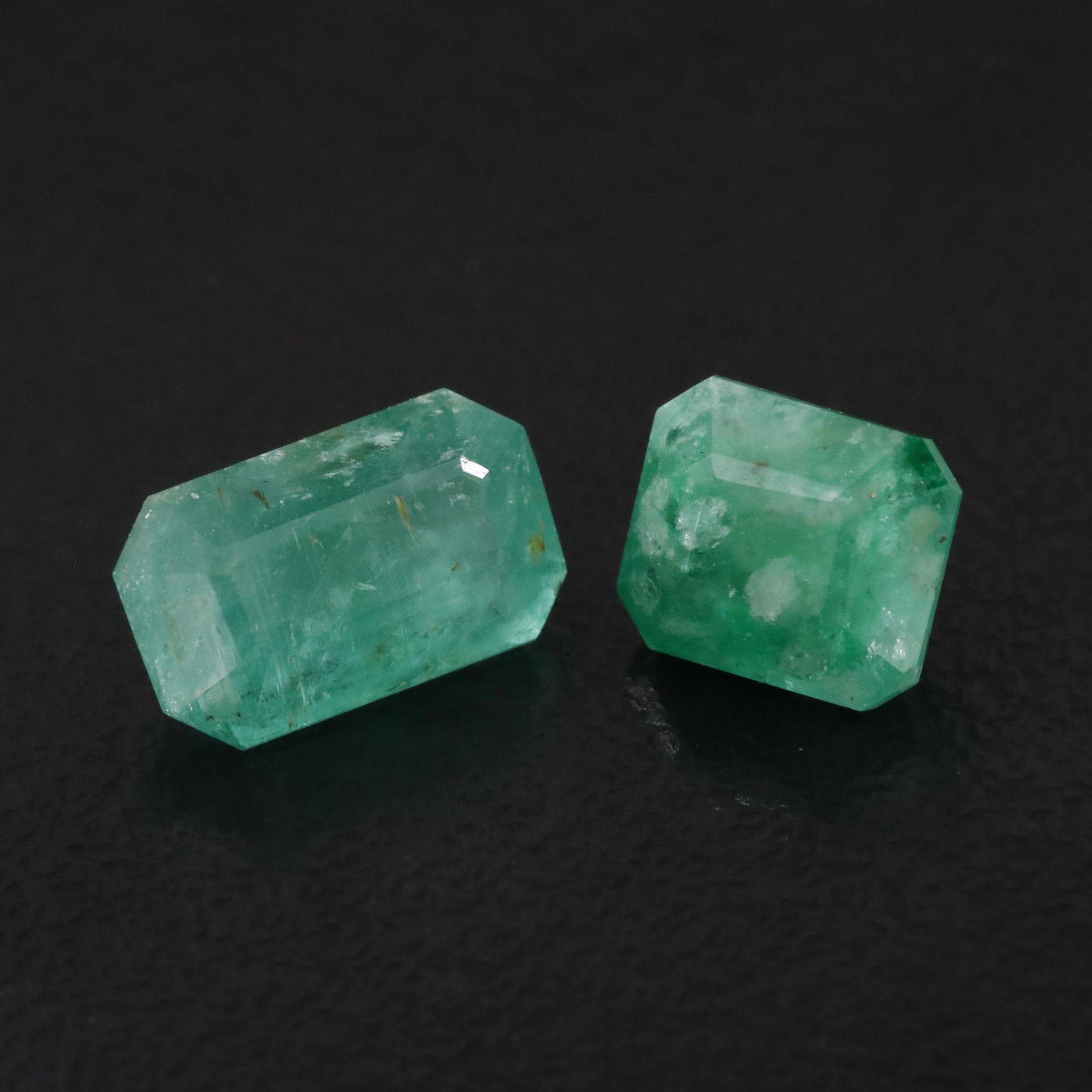 Loose 2.76 CTW Emeralds