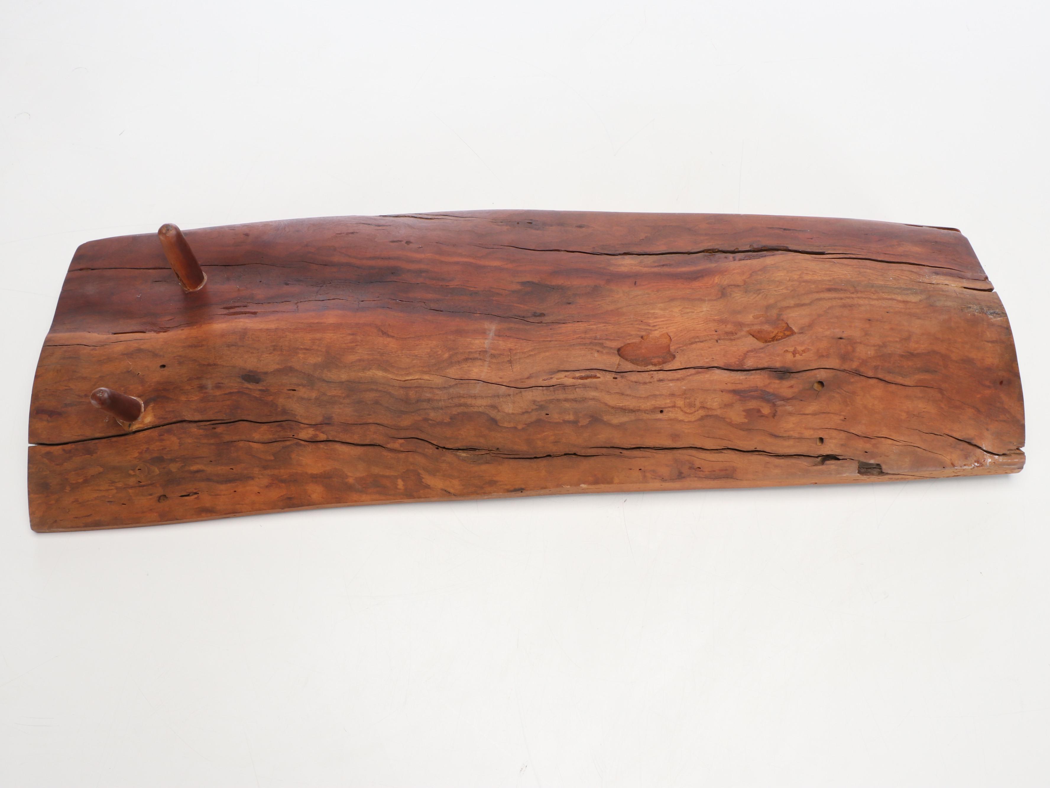 Robert Beaven Handcrafted Wood Mancala Footed Game Board