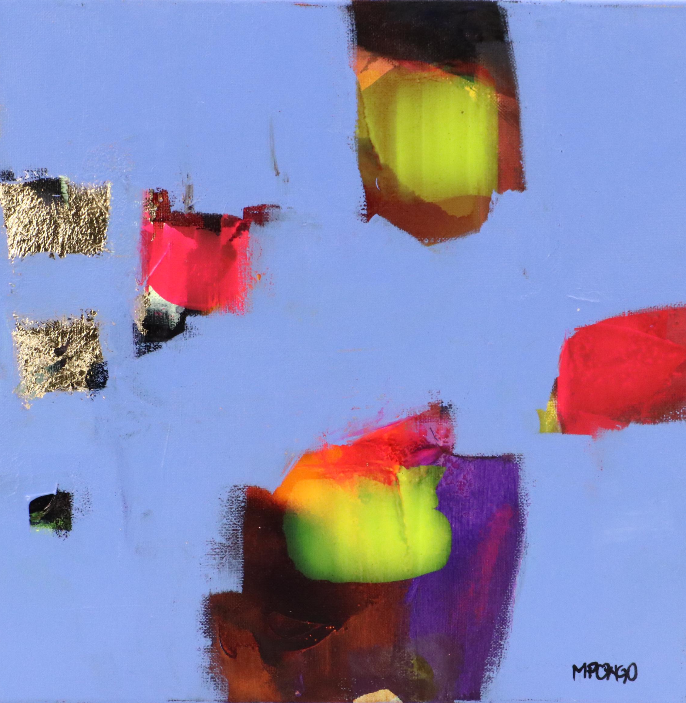 Milagros Pongo Abstract Mixed Media Painting "Windows to Another Dimension"