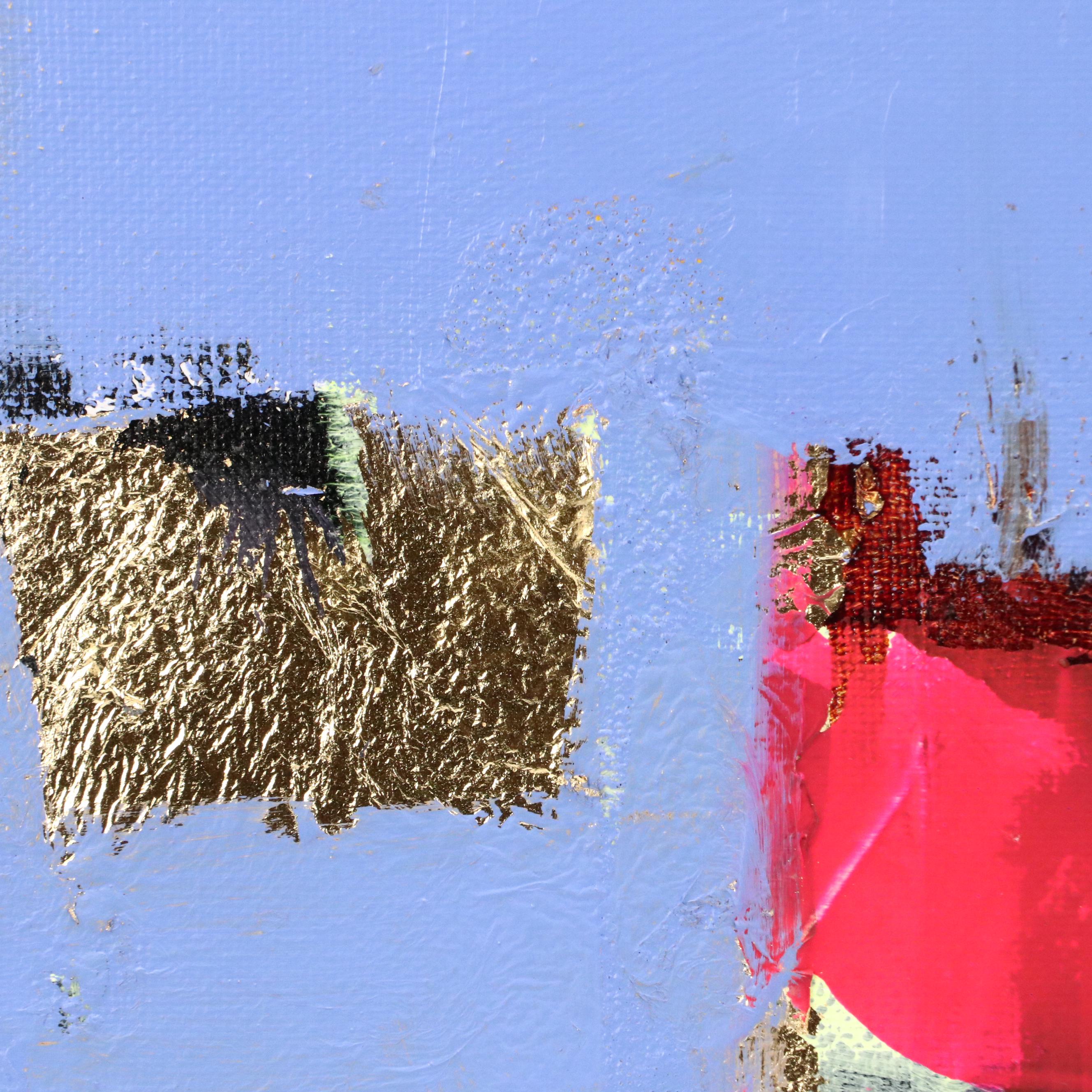 Milagros Pongo Abstract Mixed Media Painting "Windows to Another Dimension"