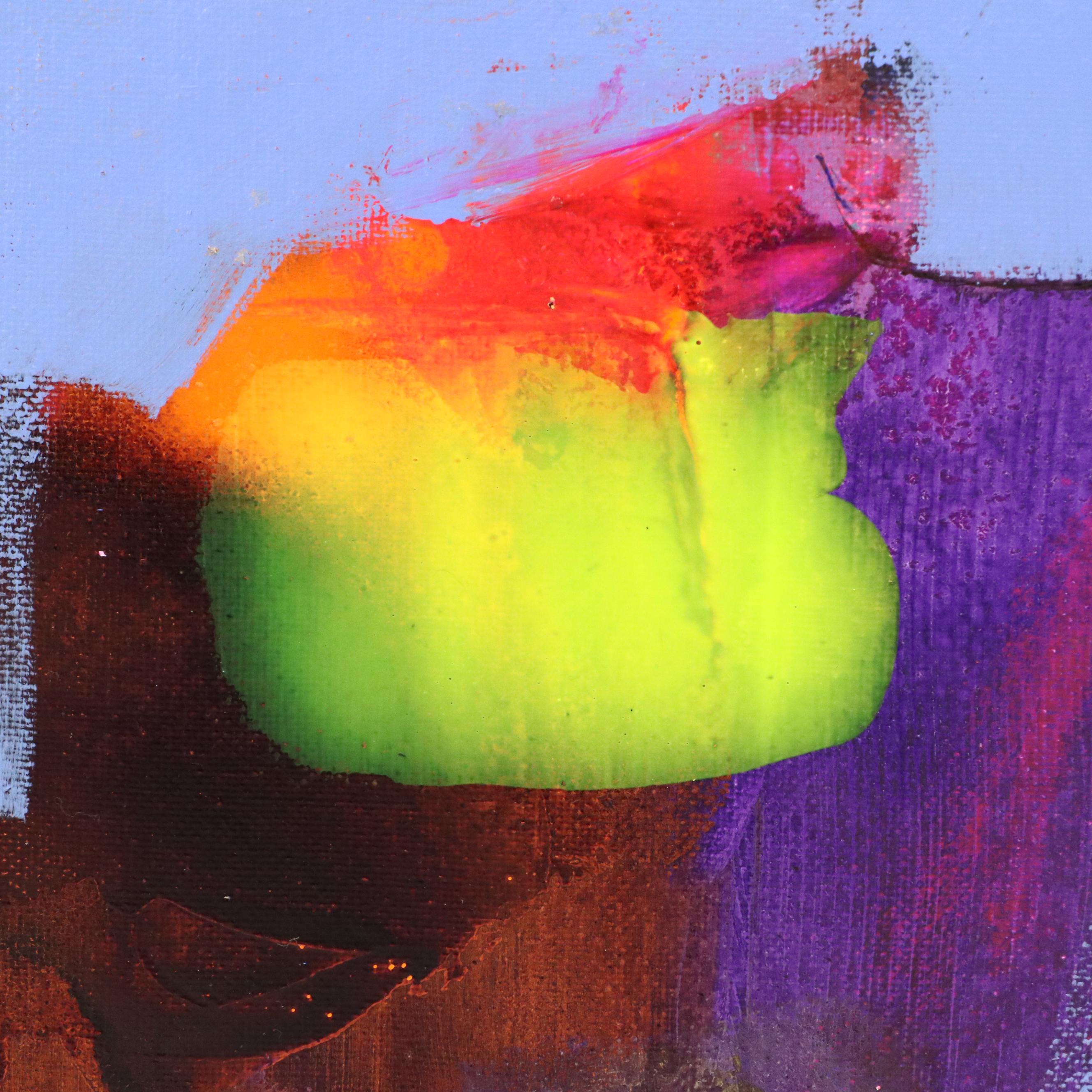 Milagros Pongo Abstract Mixed Media Painting "Windows to Another Dimension"