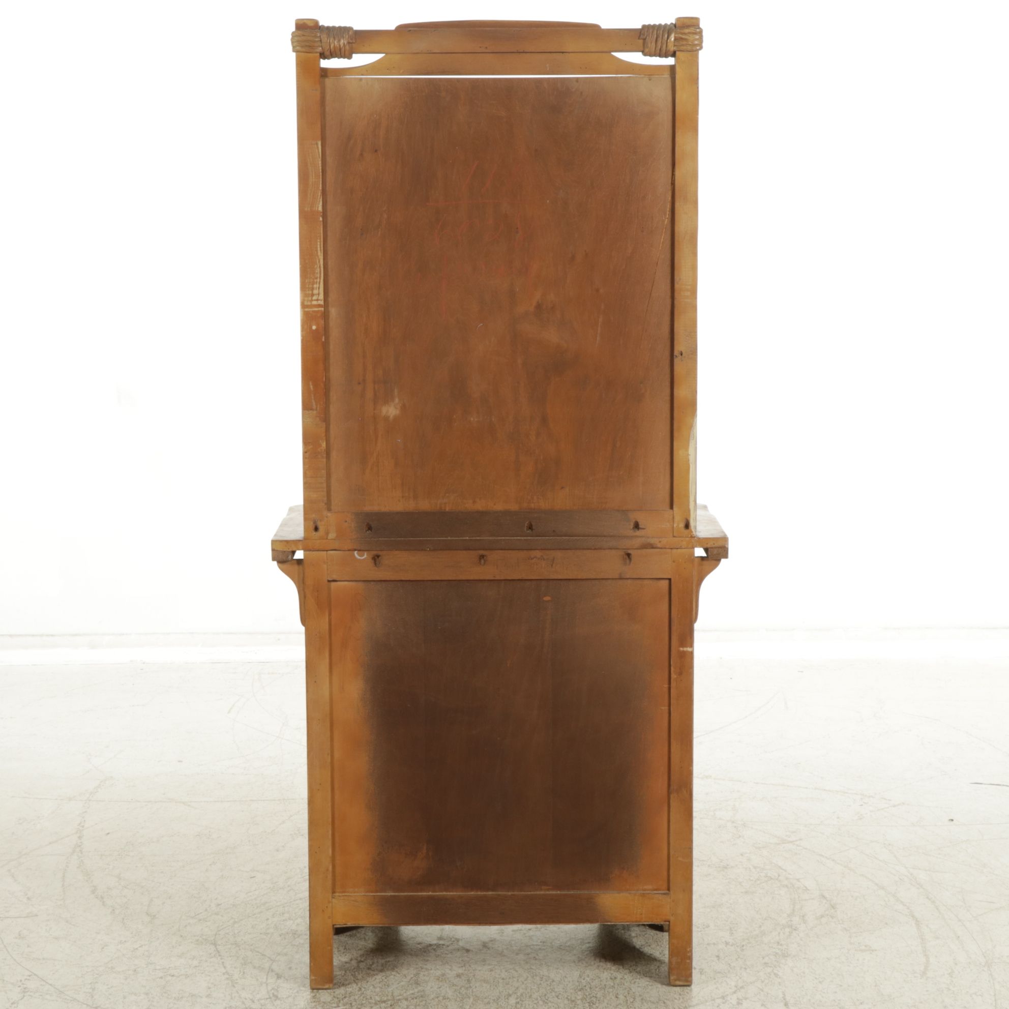 Coronado Southwestern Style Paint-Decorated Chest and Hutch