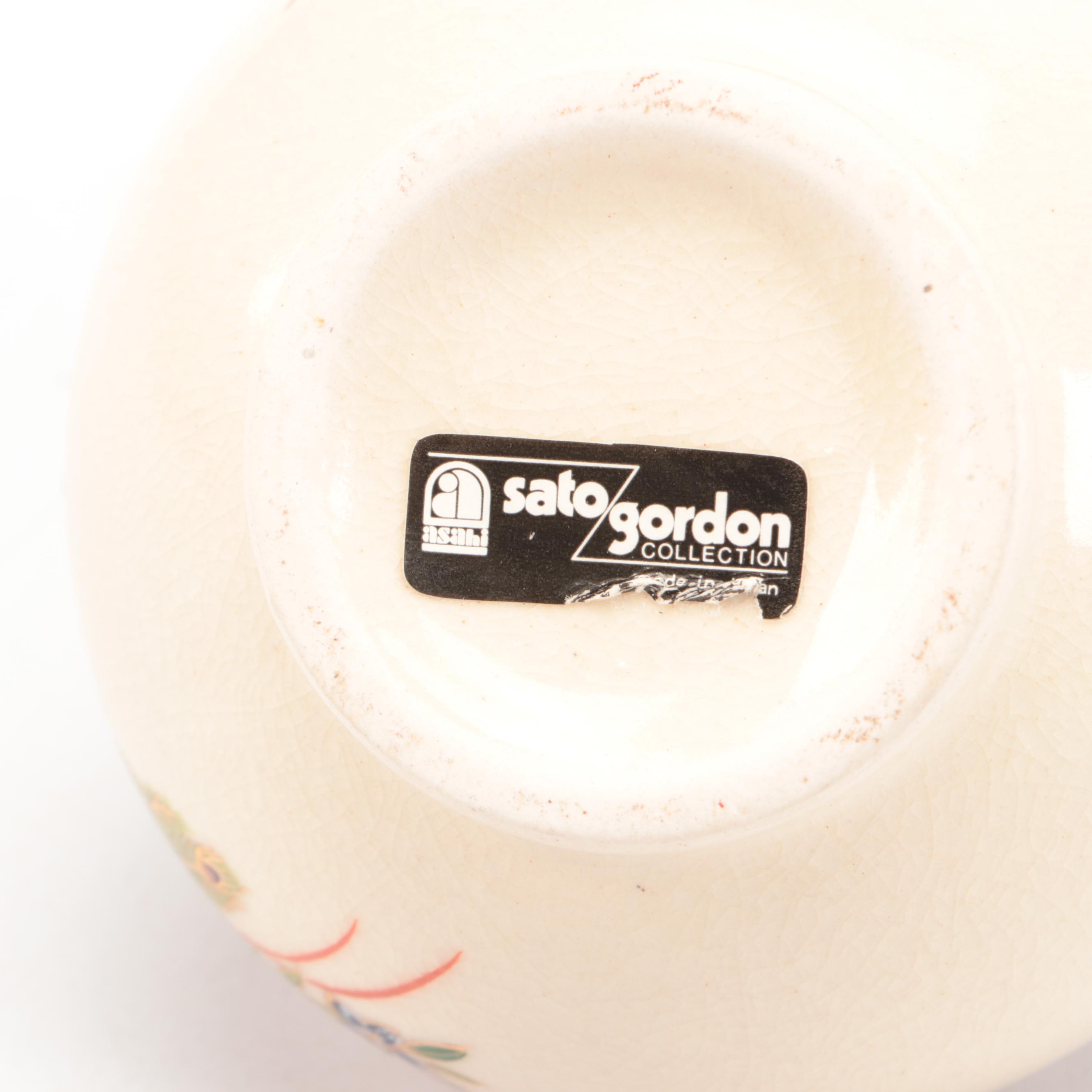 Chinese Cloisonné, Cinnabar and Japanese Porcelain Vases