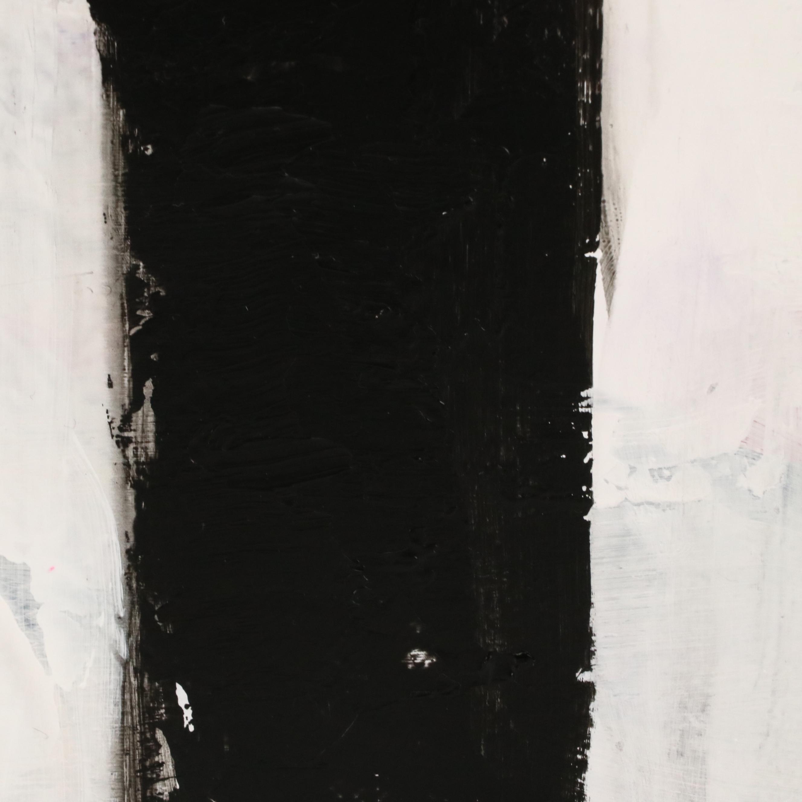 Milagros Pongo Abstract Mixed Media Painting "Minimalist Art," 21st Century