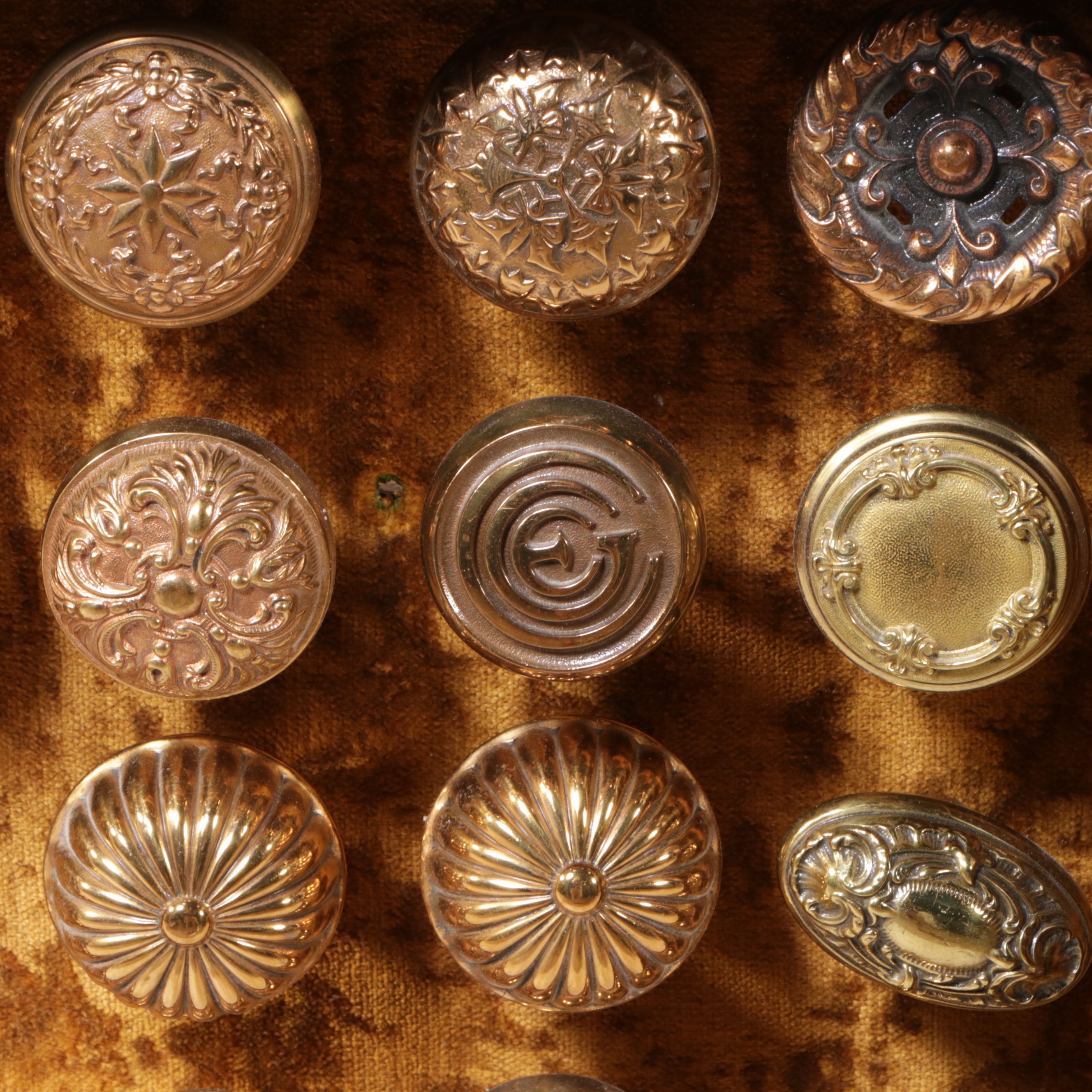Doorknob Collection in Reclaimed Victorian Style Cabinet Frame