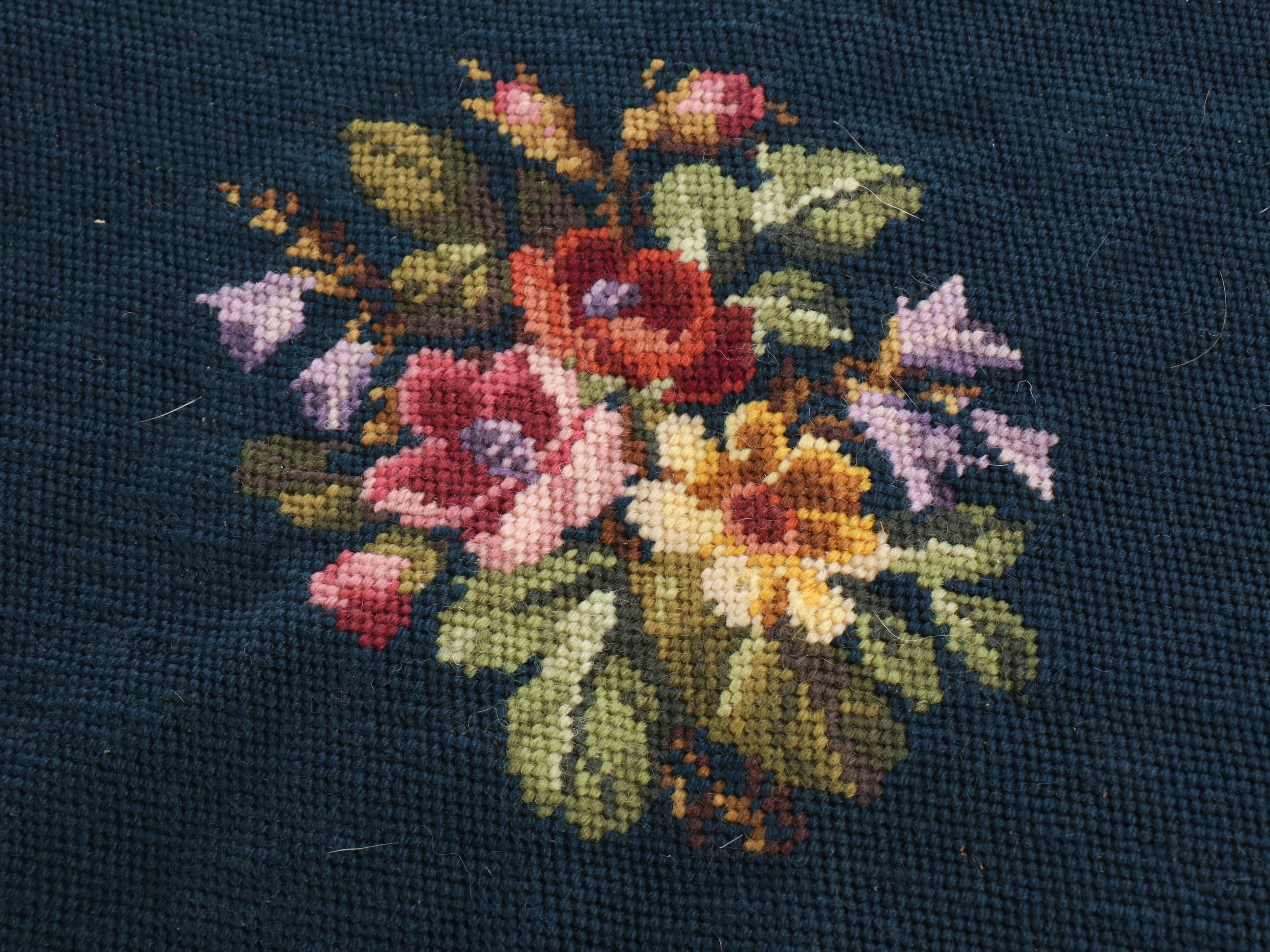 Paragon, Jolle, More Needlepoint Pillow Floral Textiles