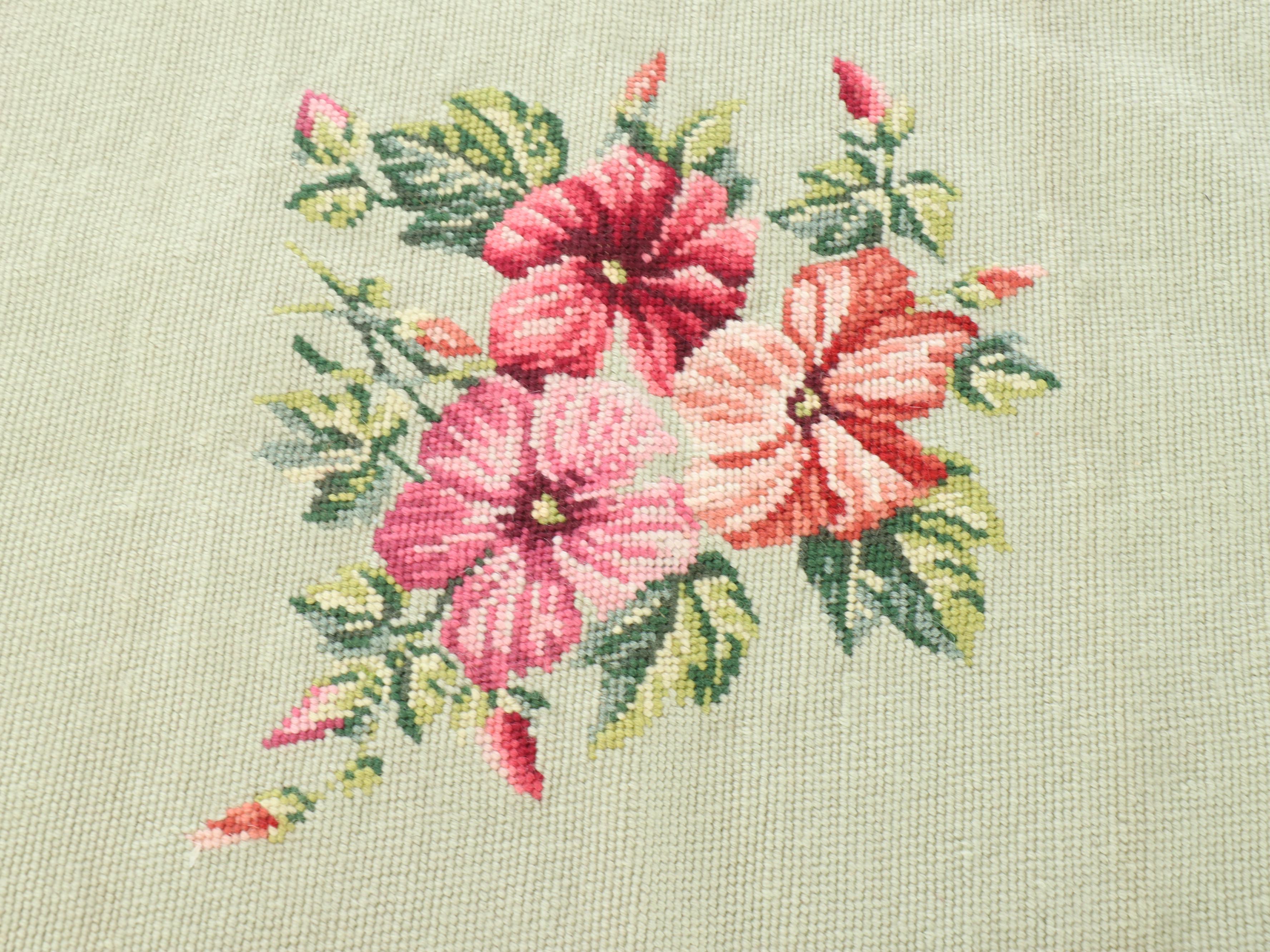 Paragon, Jolle, More Needlepoint Pillow Floral Textiles