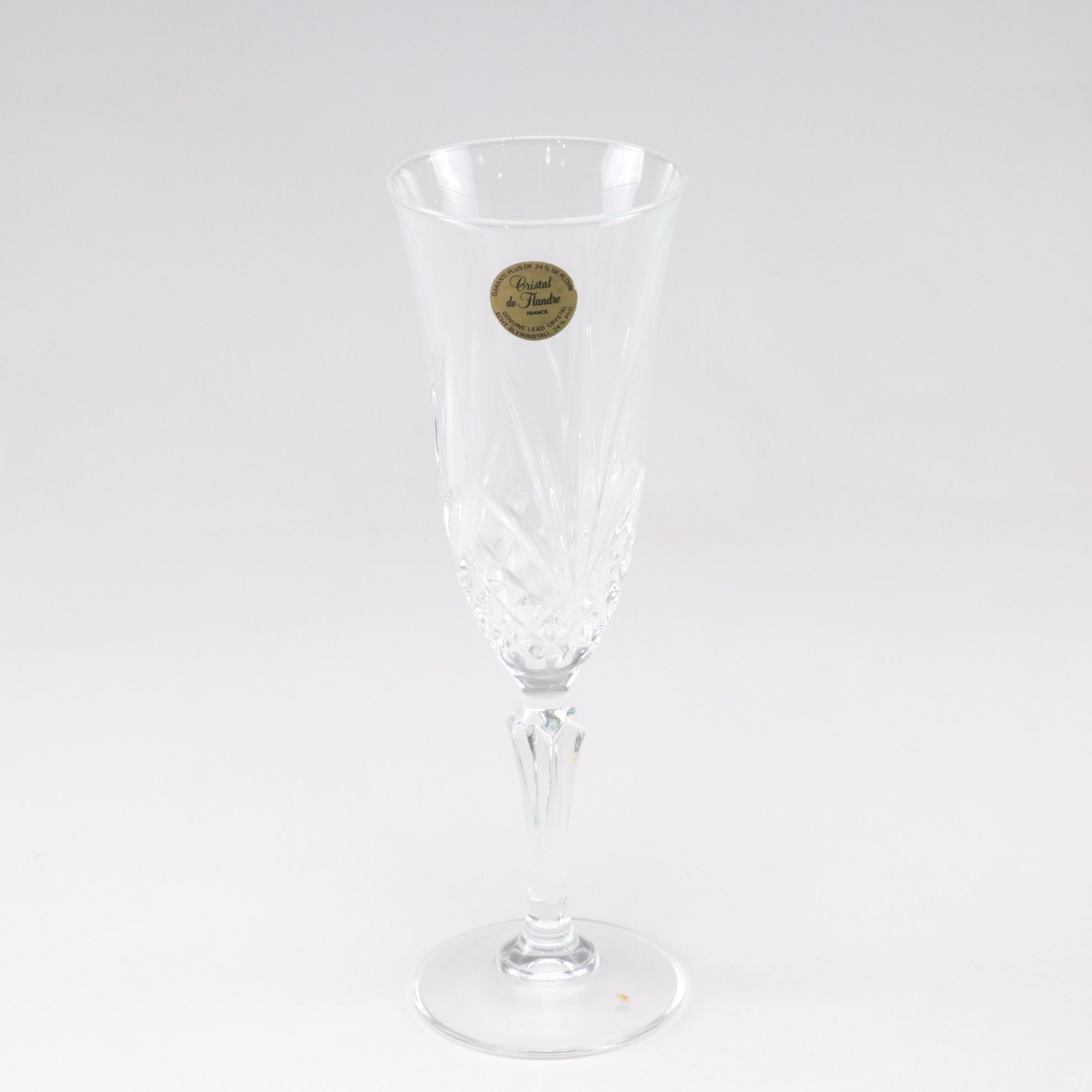 Cristal de Flandre "Salzburg" Crystal Champagne Glasses & More
