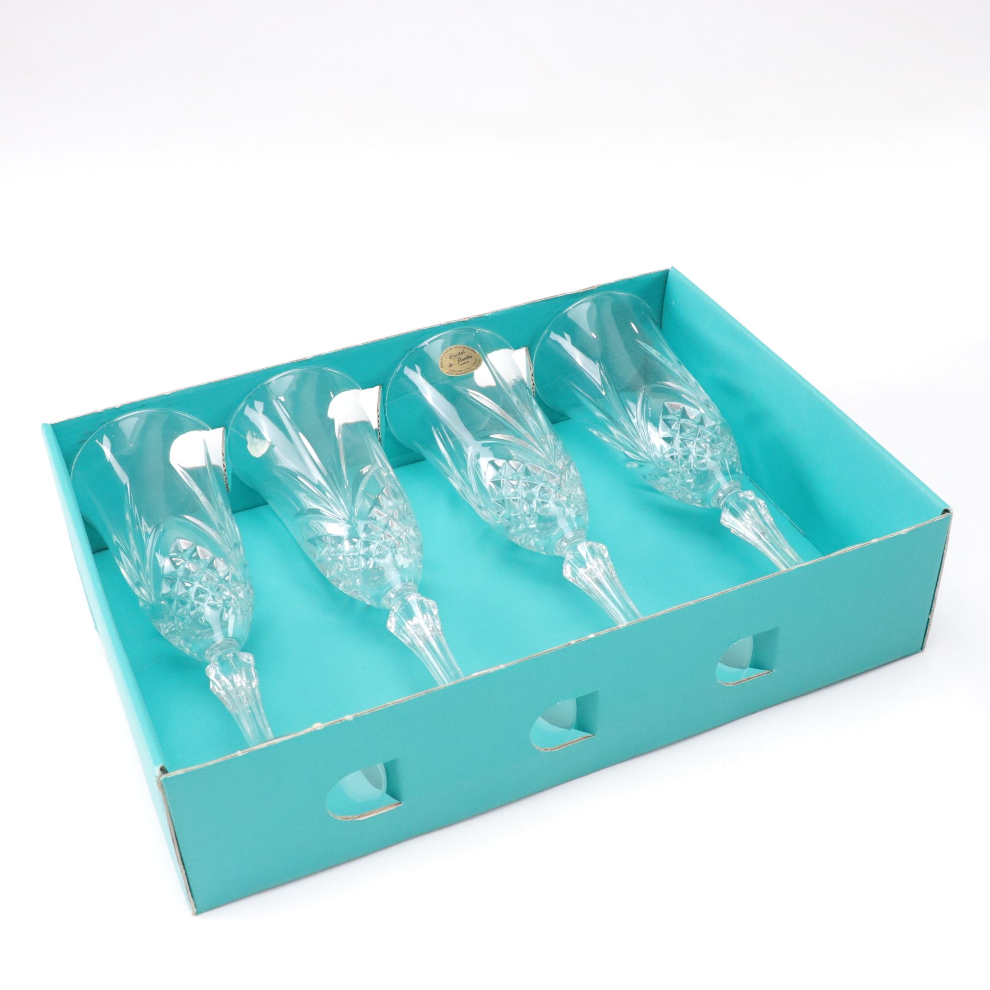 Cristal de Flandre "Salzburg" Crystal Champagne Glasses & More