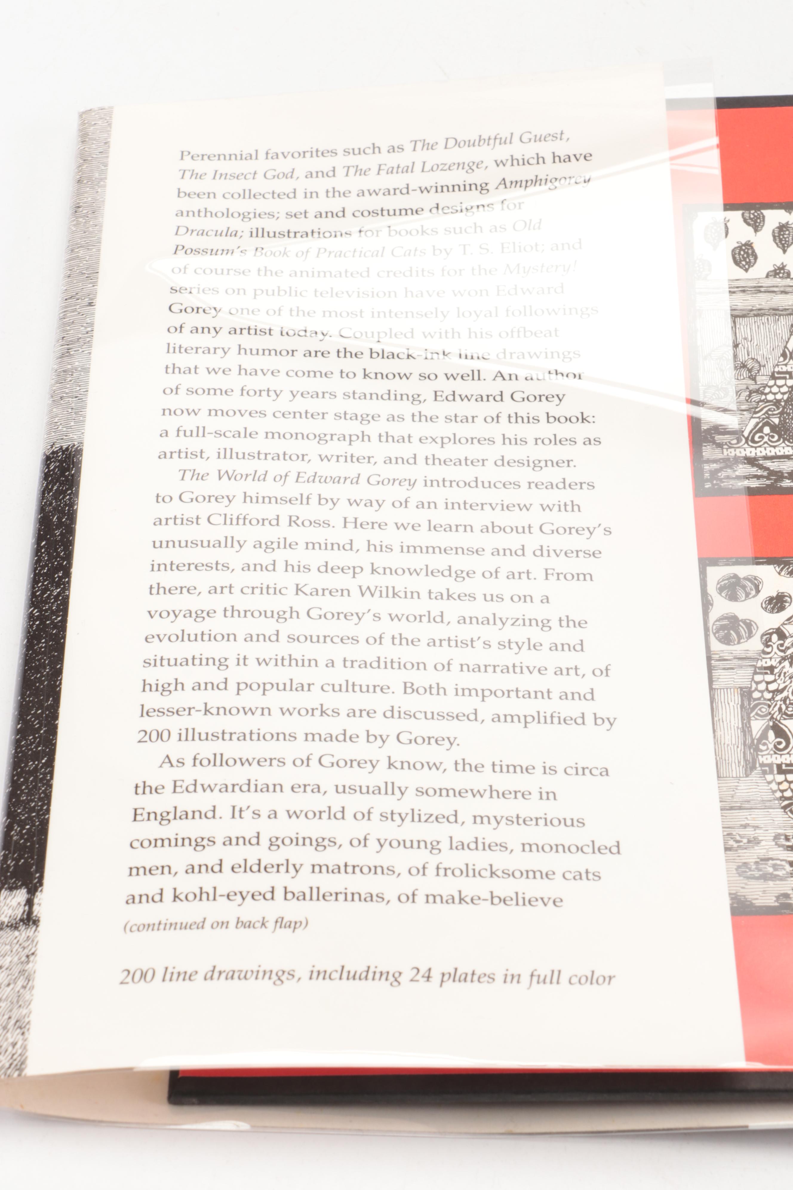 First Edition "The World of Edward Gorey" by Clifford Ross and Karen Wilkin