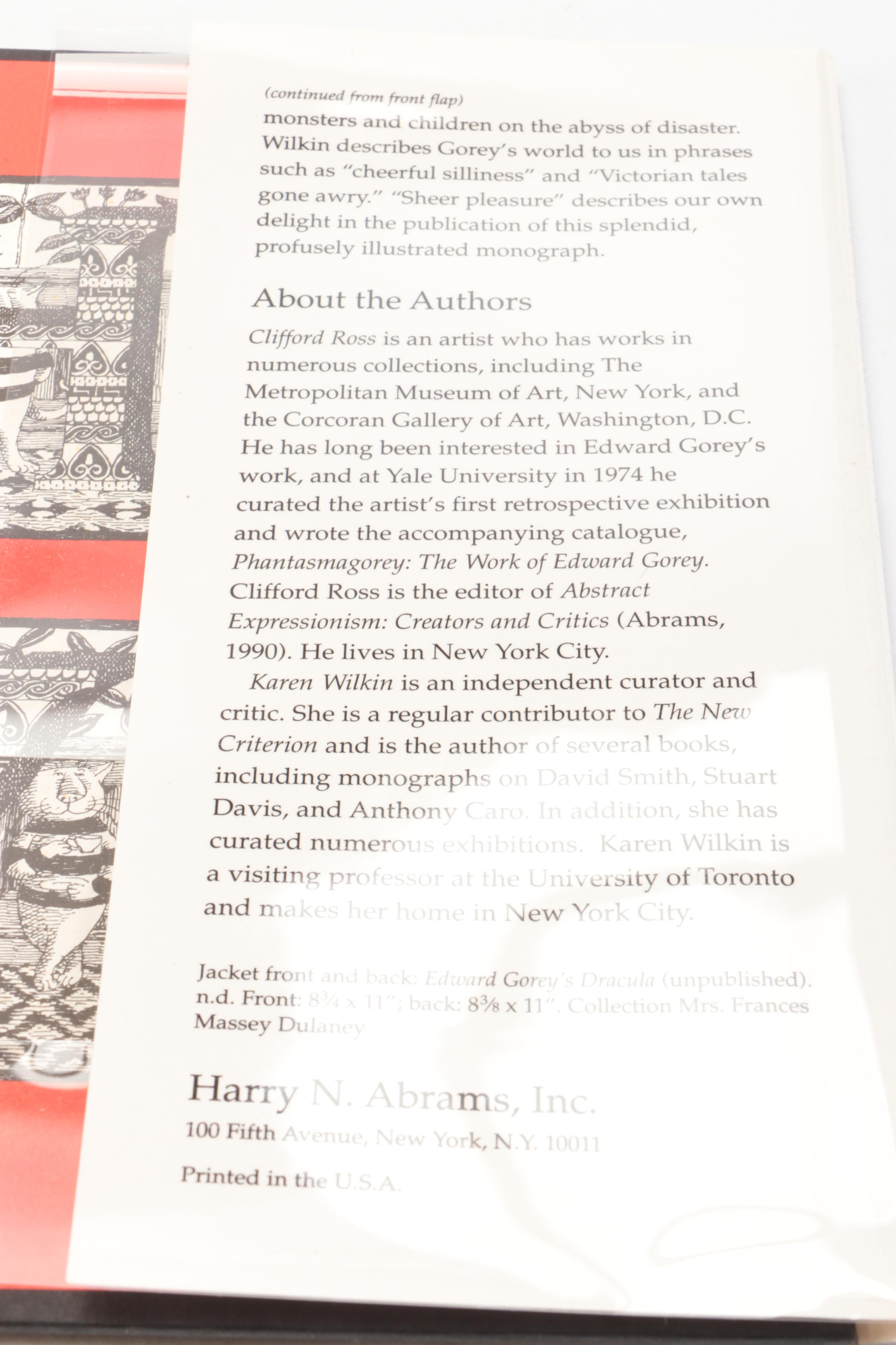 First Edition "The World of Edward Gorey" by Clifford Ross and Karen Wilkin