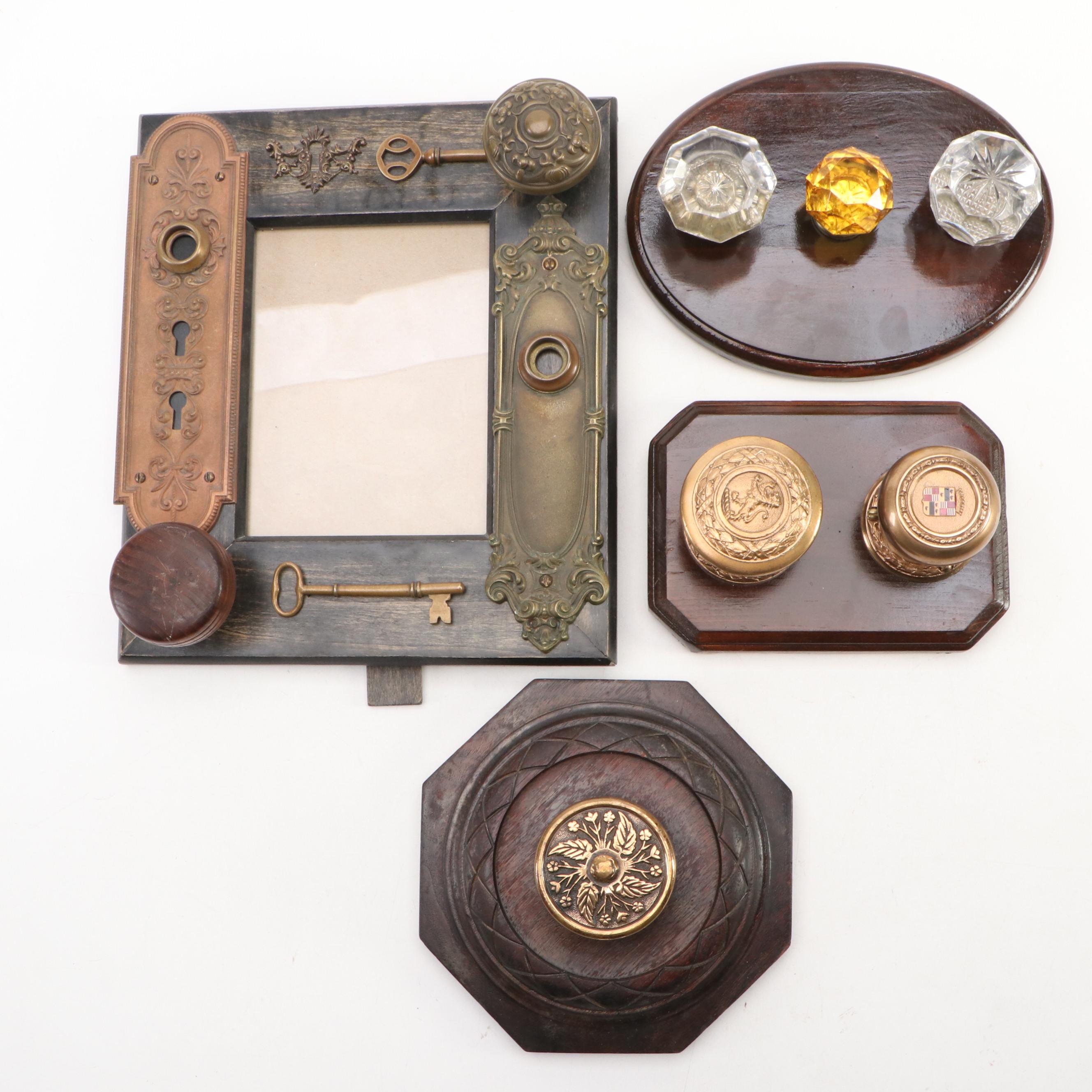Doorknob Wall Decor with Picture Frame