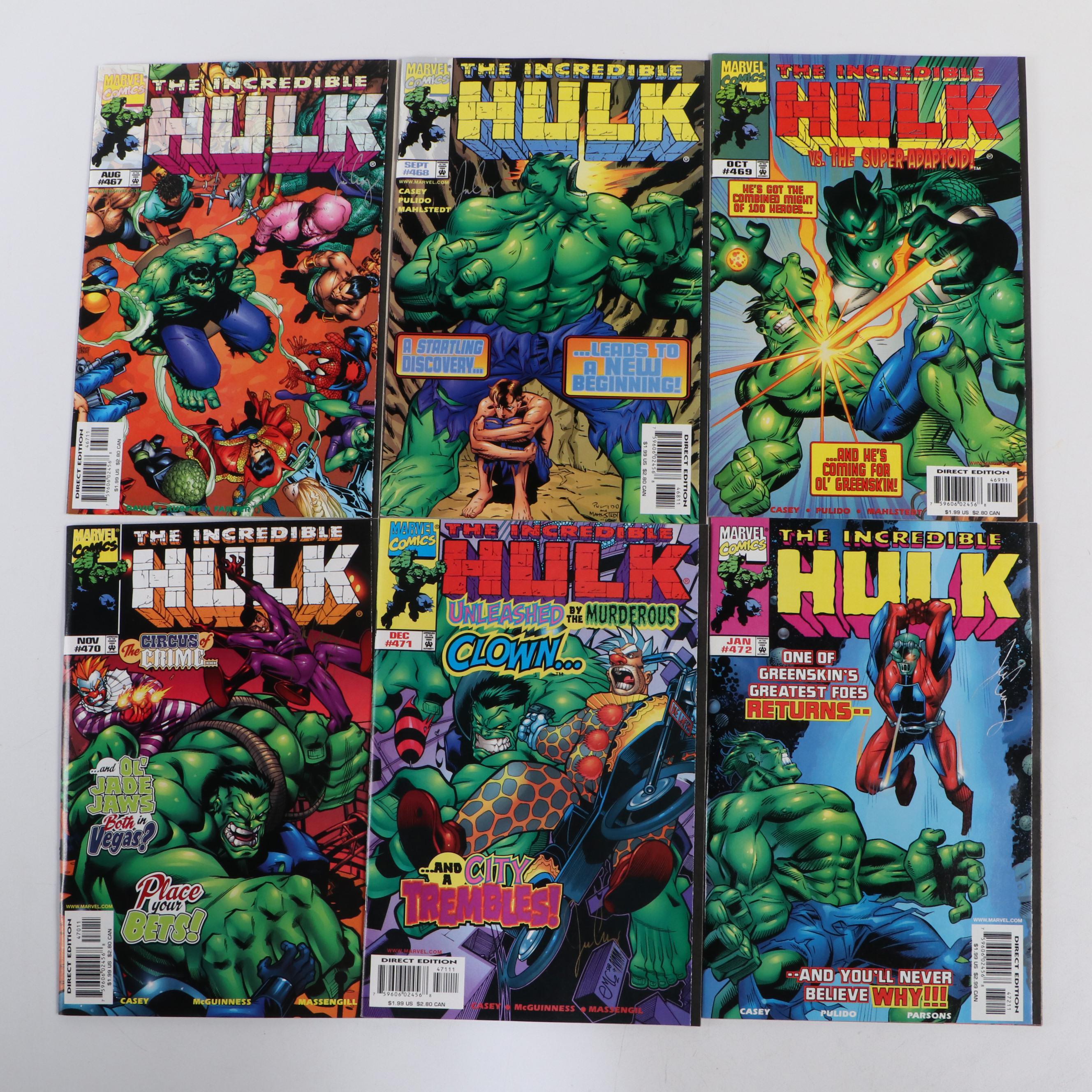 Modern Age "The Incredible Hulk" Comics with Other Marvel Comics Featuring Hulk