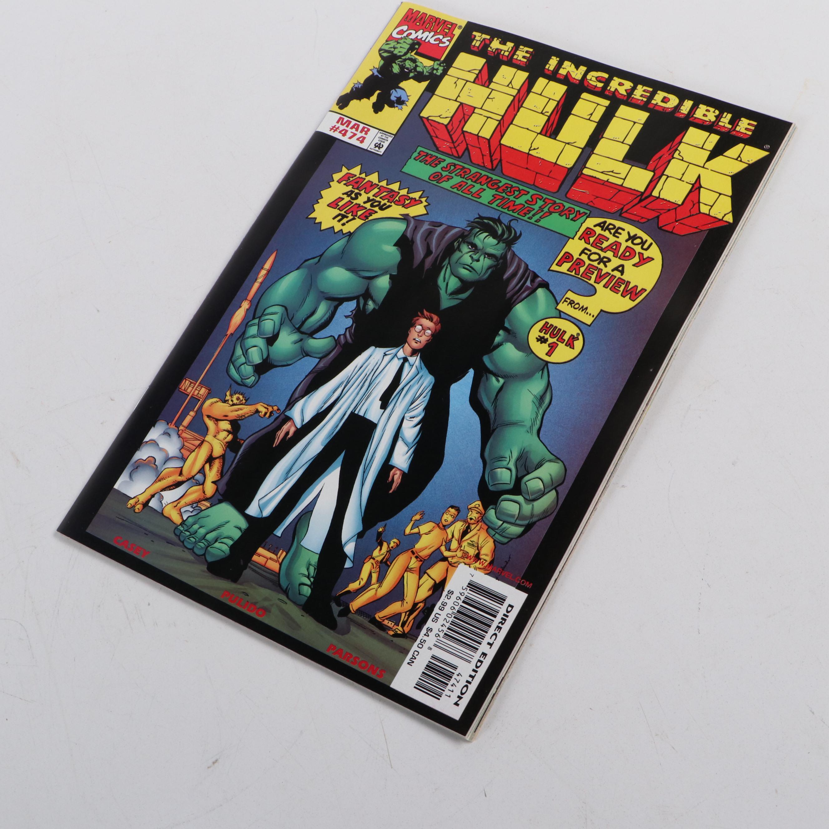 Modern Age "The Incredible Hulk" Comics with Other Marvel Comics Featuring Hulk