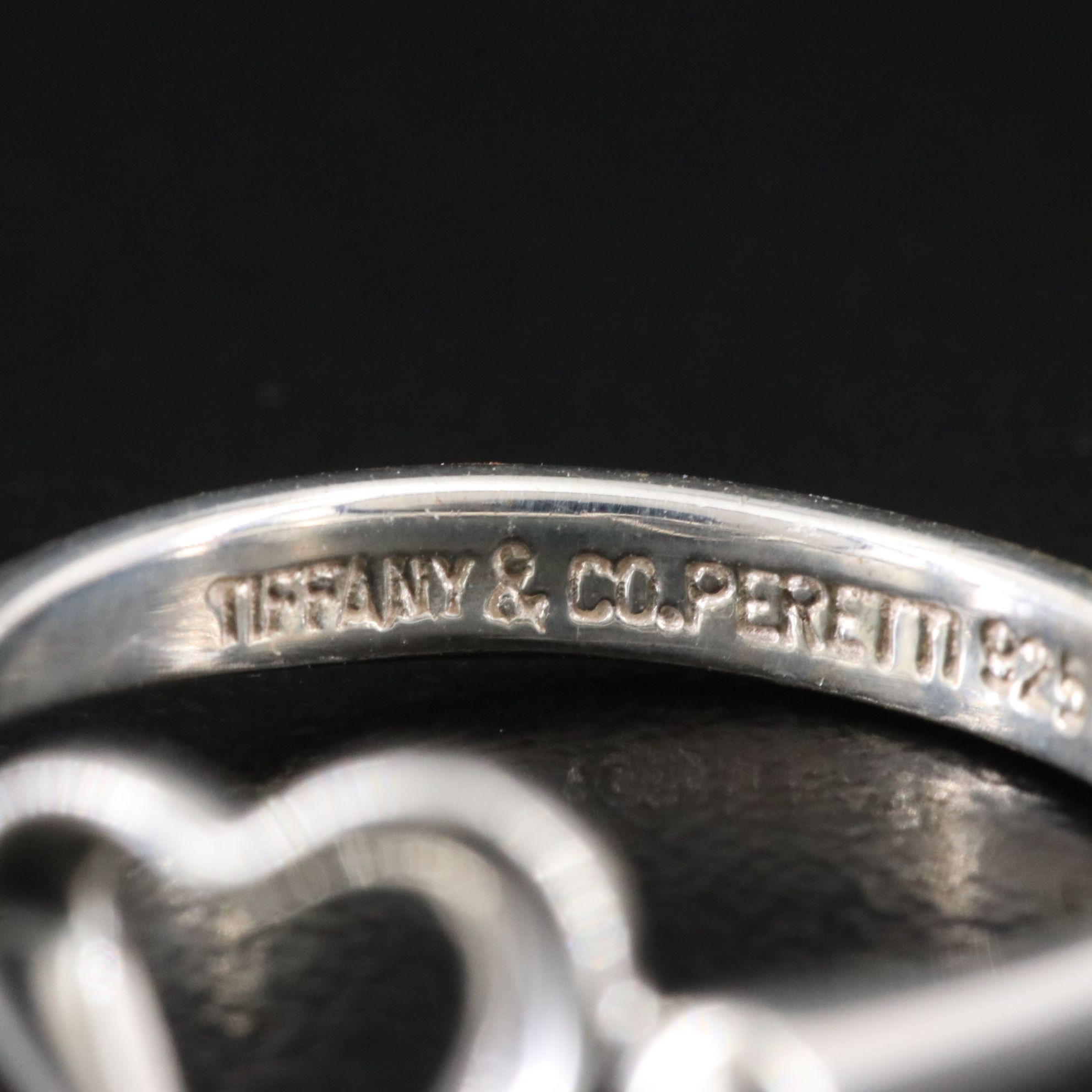 Elsa Peretti for Tiffany & Co. Open Heart Sterling Ring