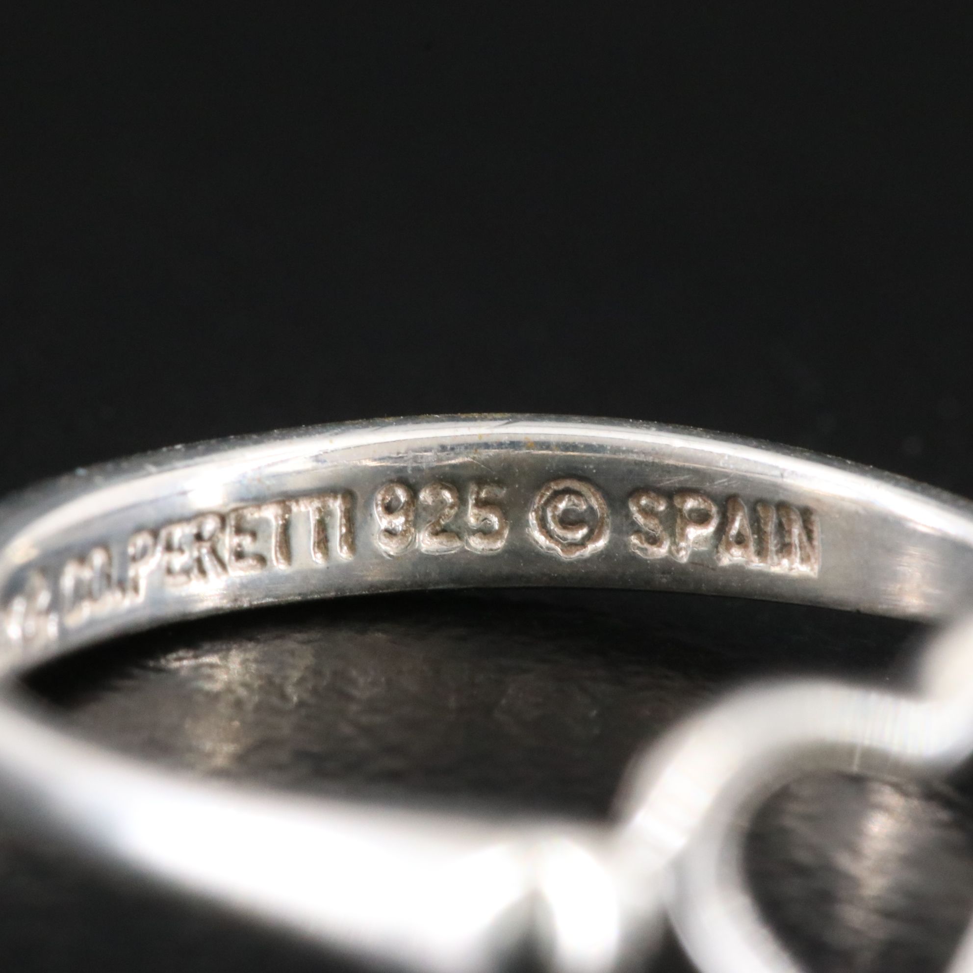 Elsa Peretti for Tiffany & Co. Open Heart Sterling Ring