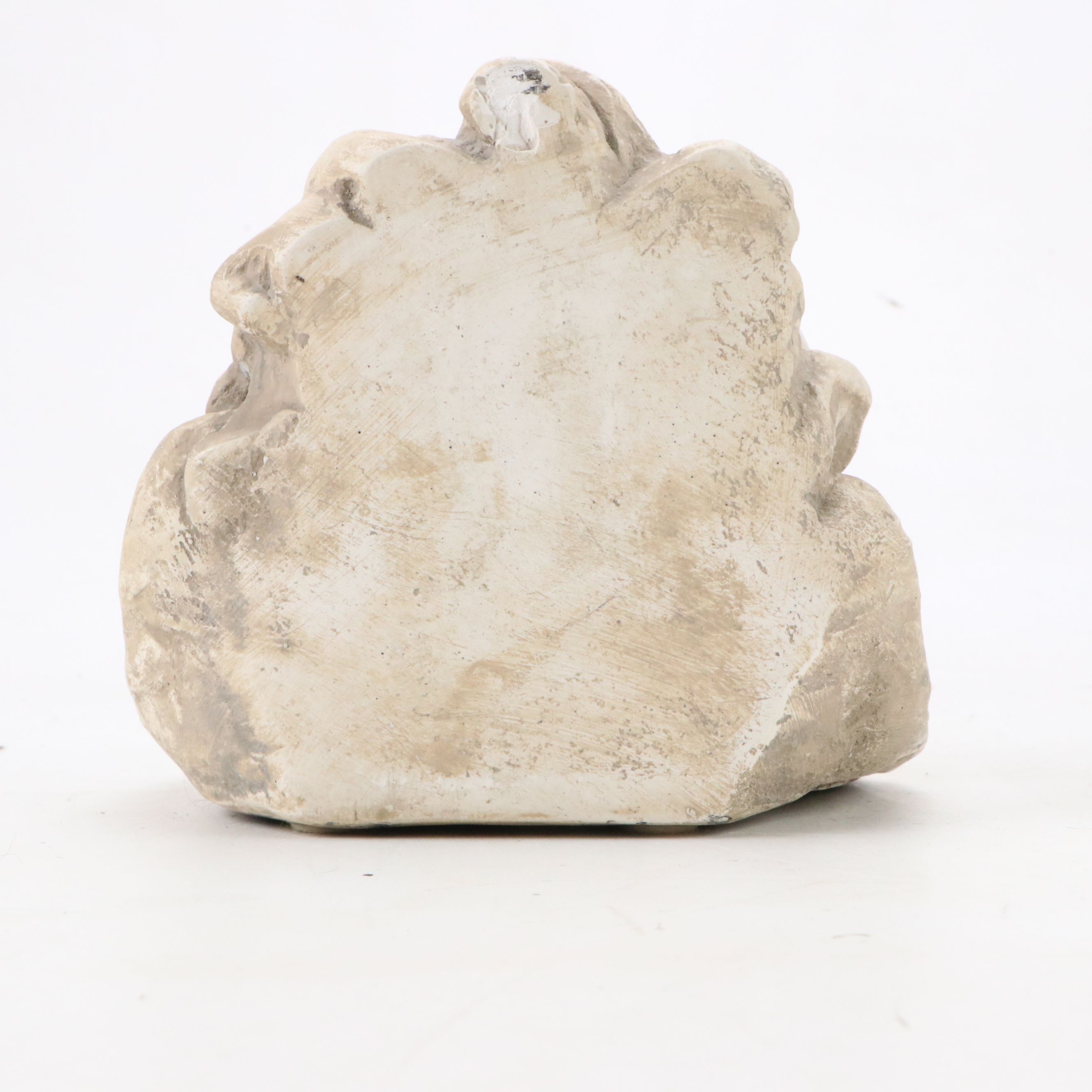 Winged Cherub Plaster Wall Sconce